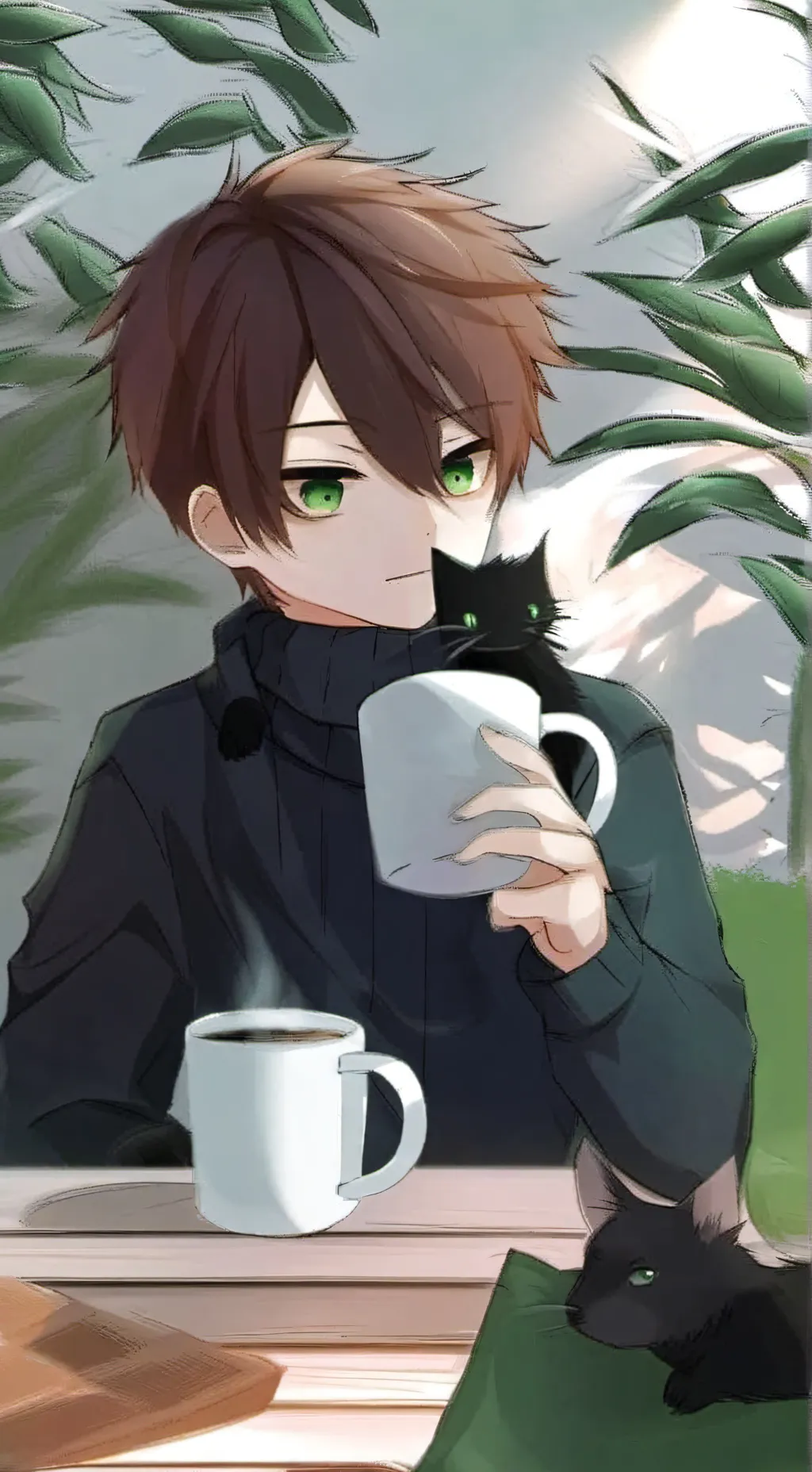 ai character: «Chester» background