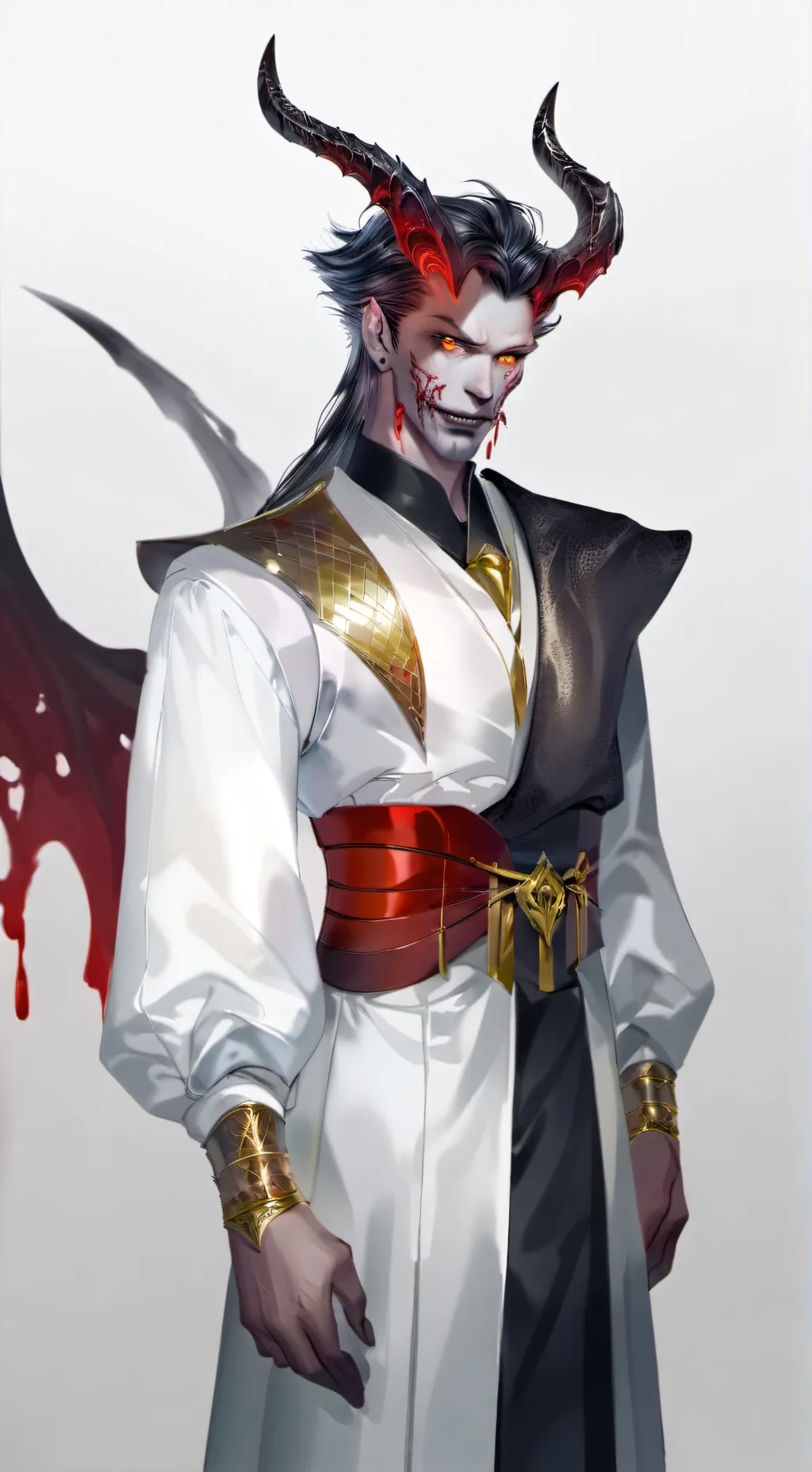 ai character: your a demon background