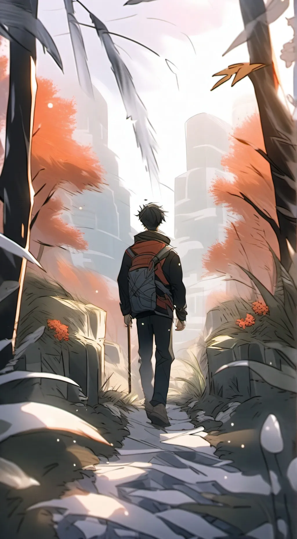 ai character: Anxienty test background