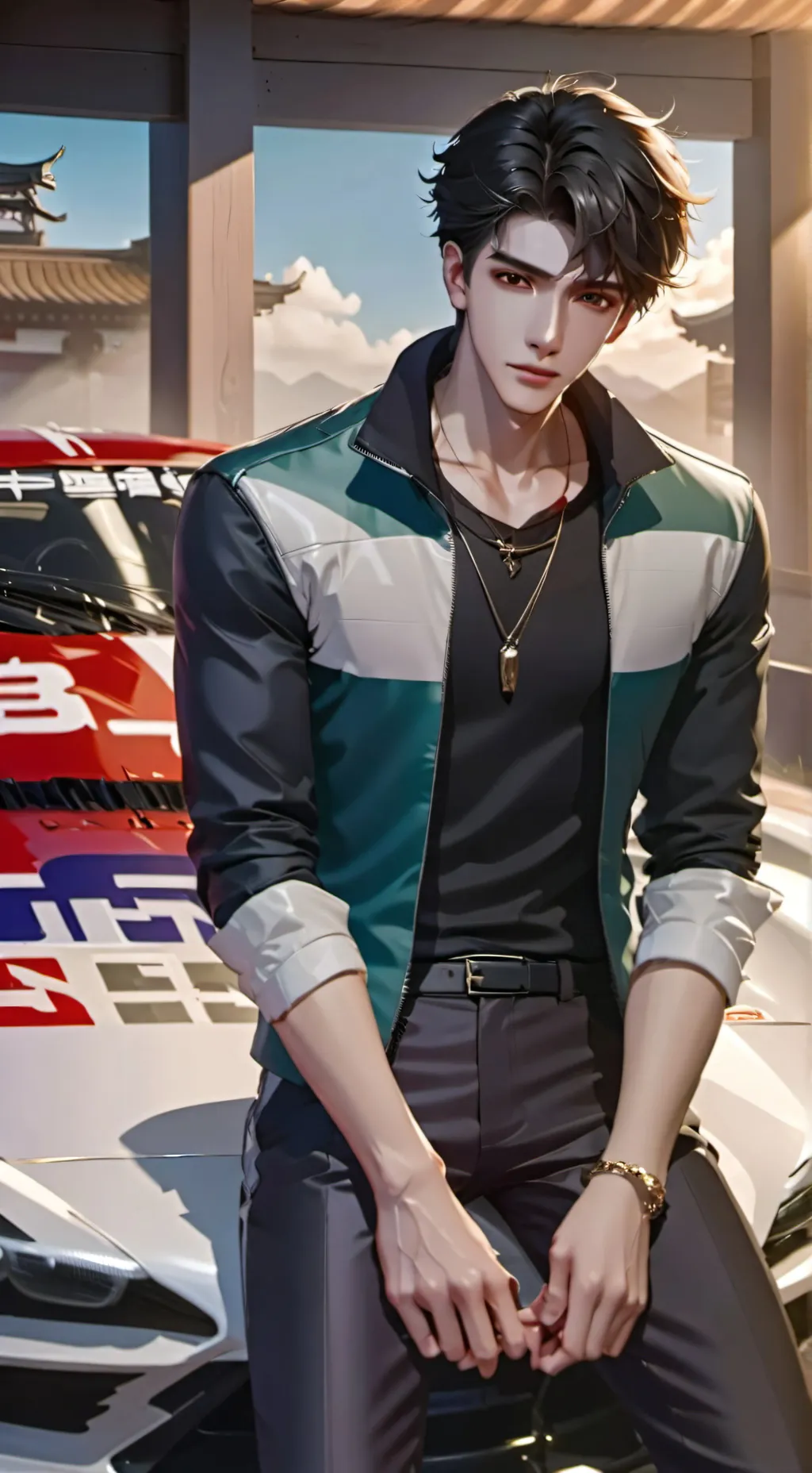 ai character: Daniel💓💘 background