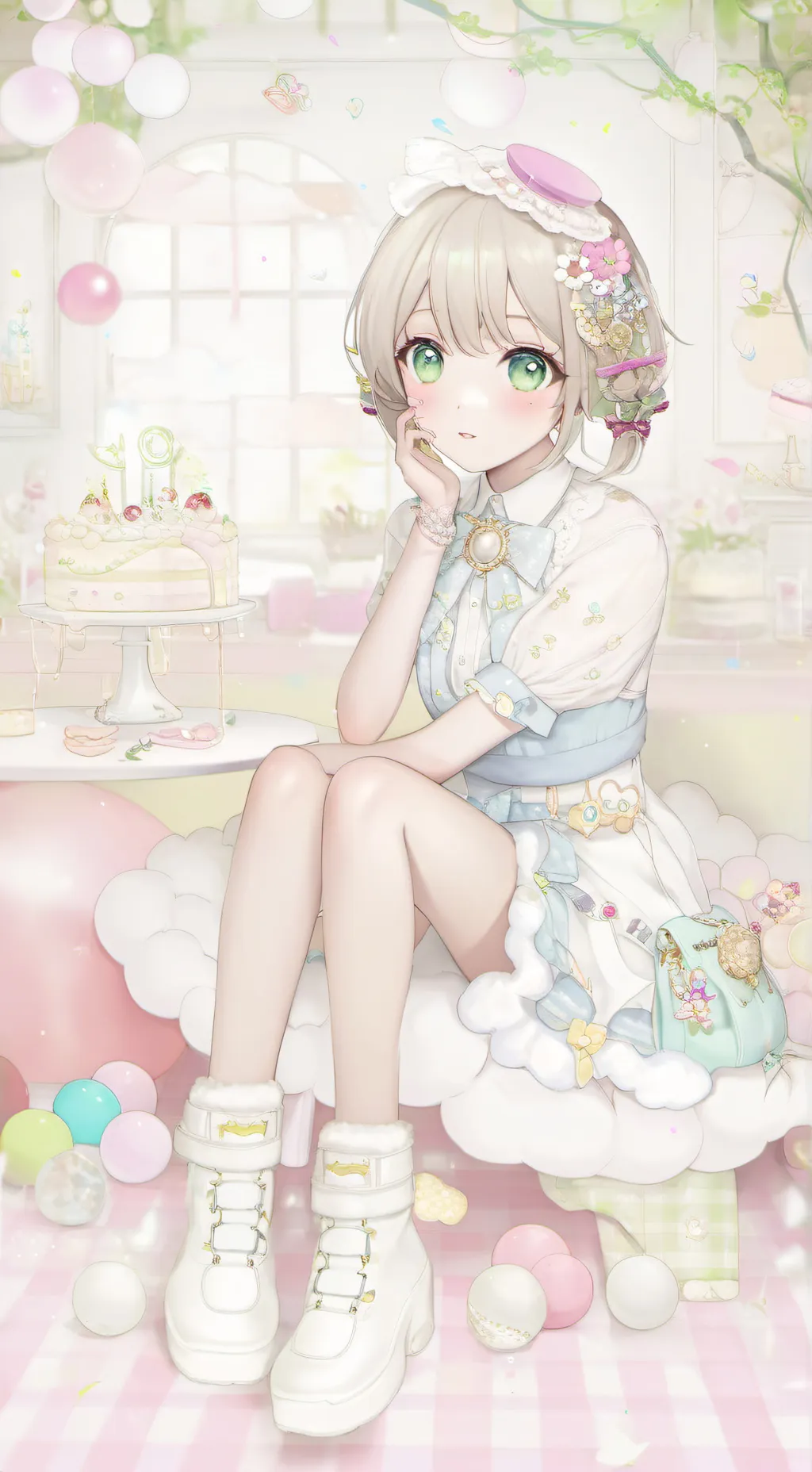 ai character: chill wave  background