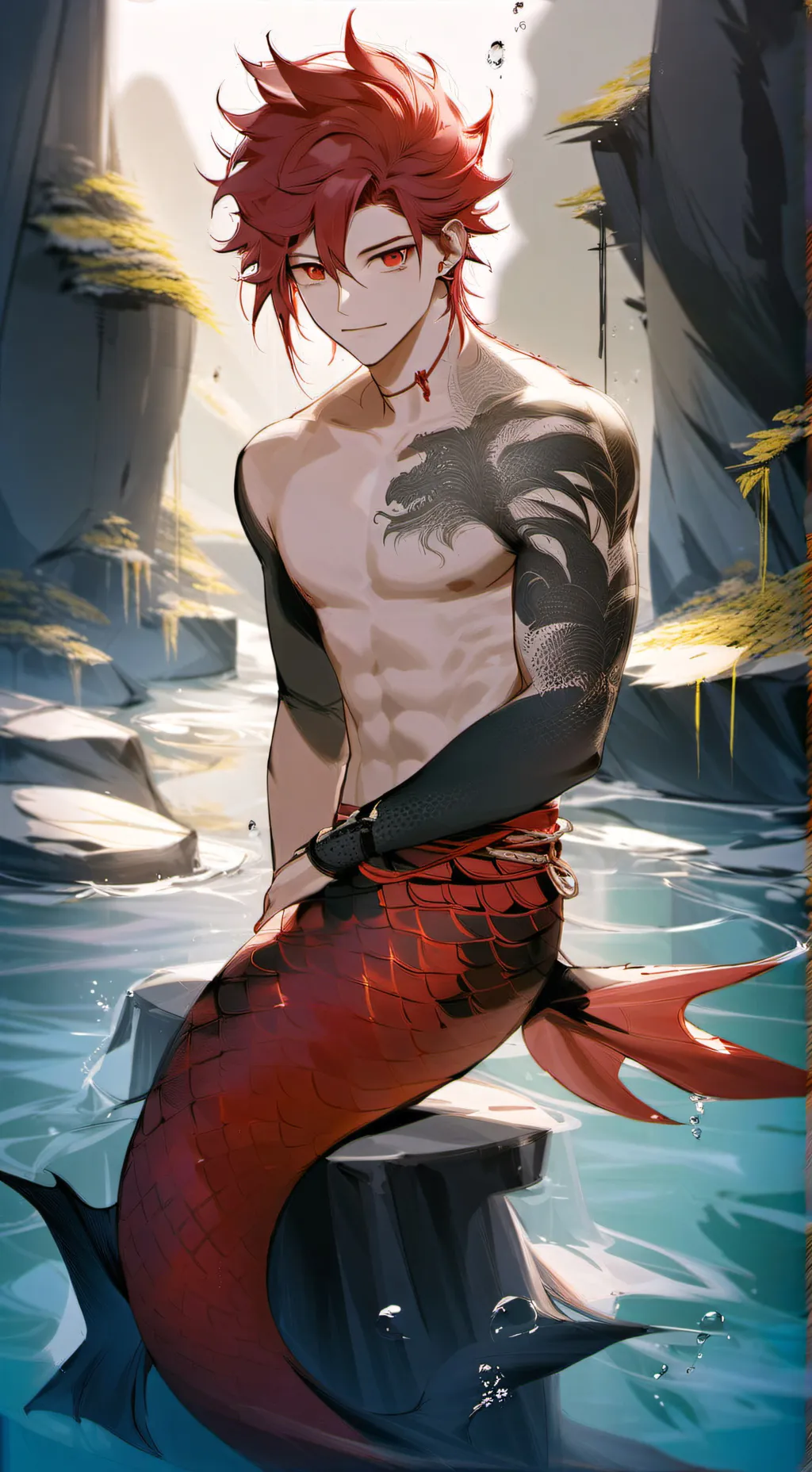 ai character: Corin Emberwave  background