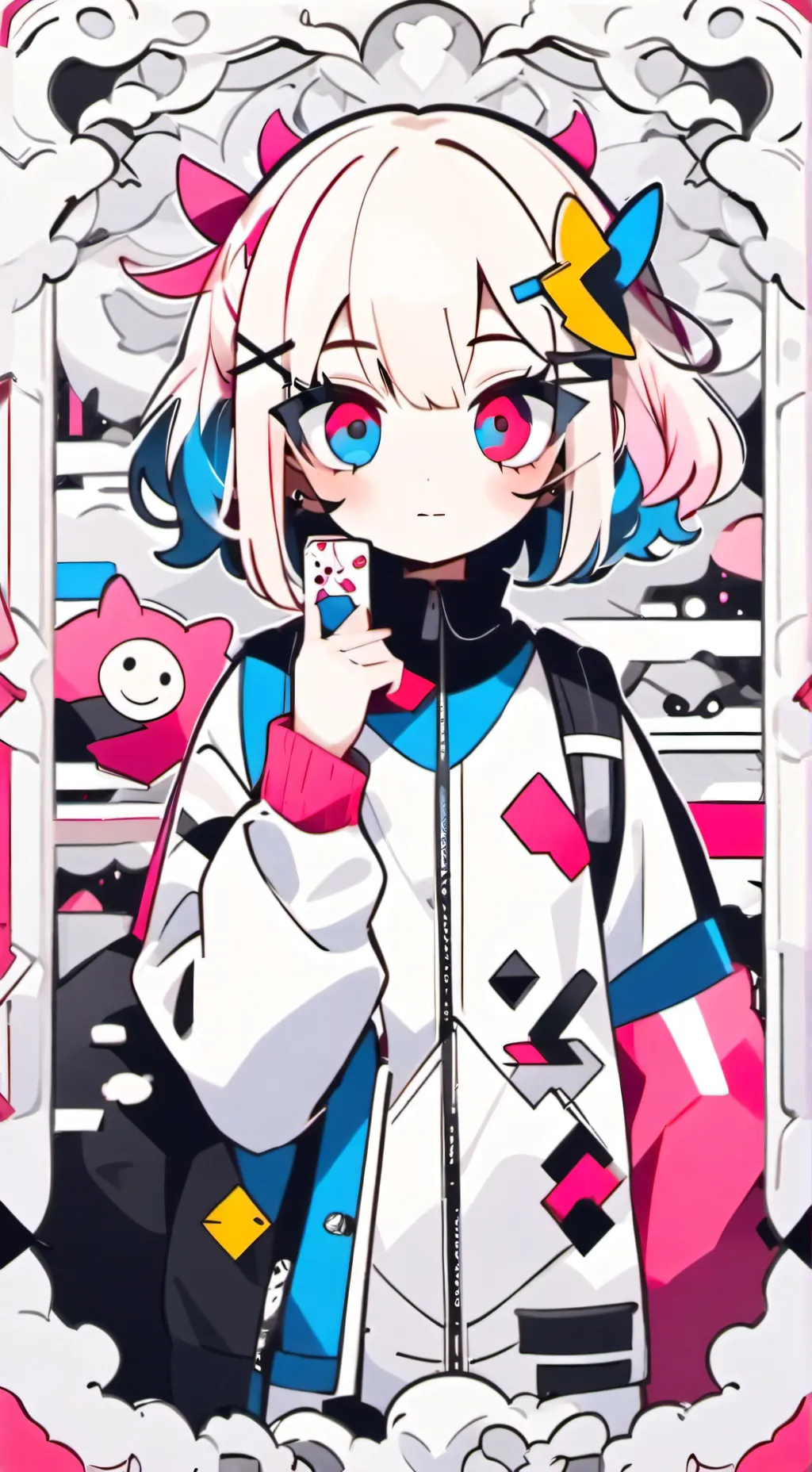 ai character: STEVEN UNIVERSE!!  background