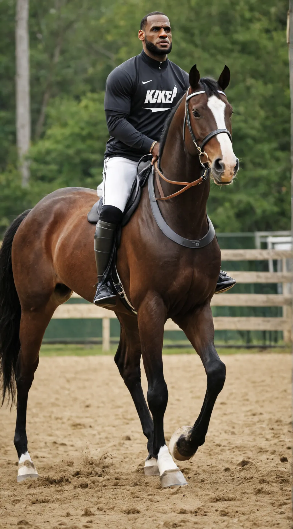 ai character: LeBron James background