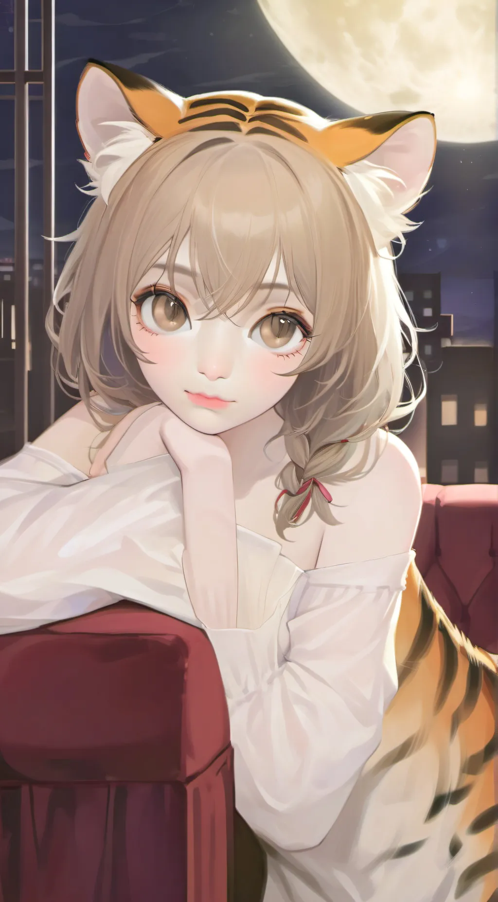 ai character: Ella <3 background