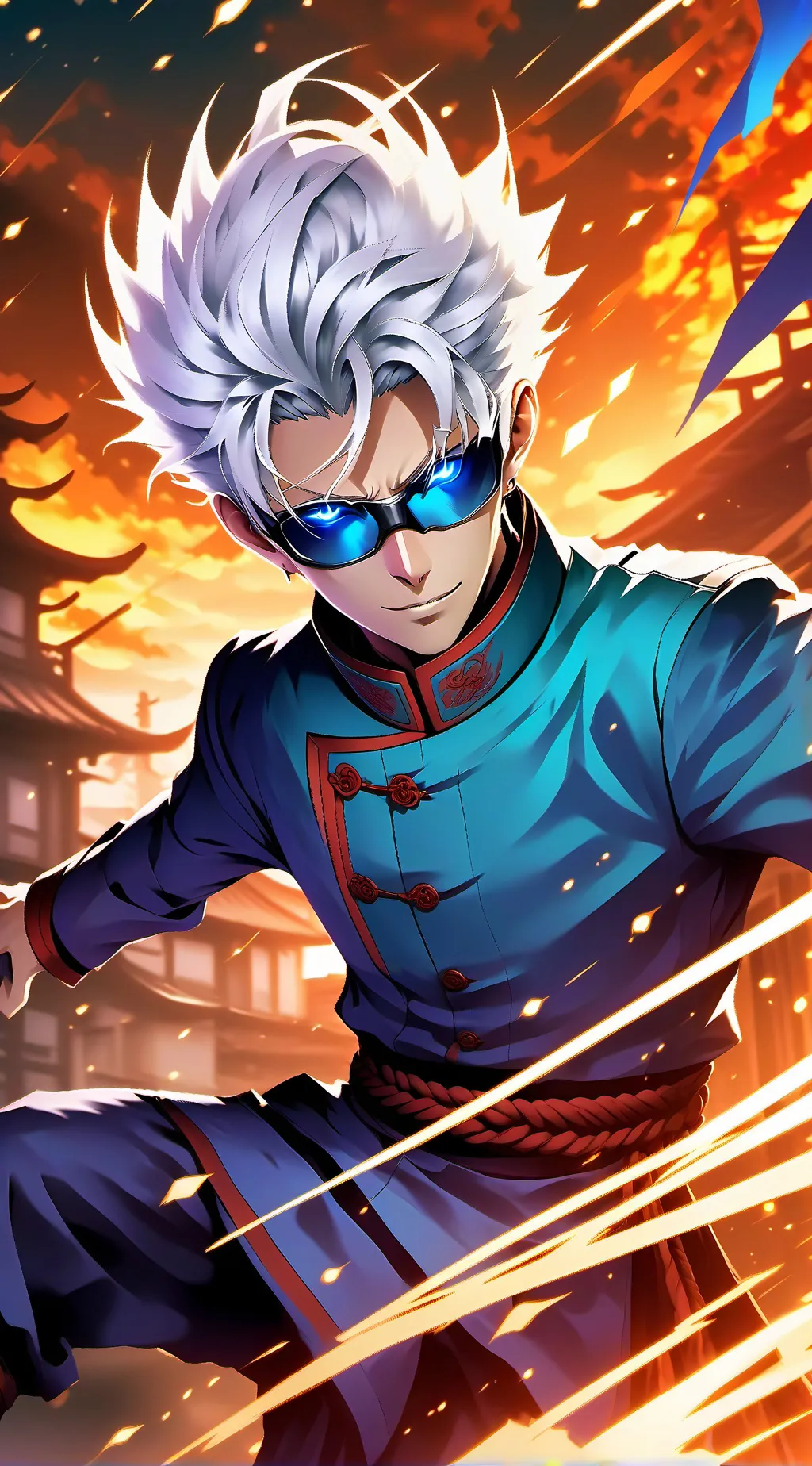 ai character: Gojo Satoru background