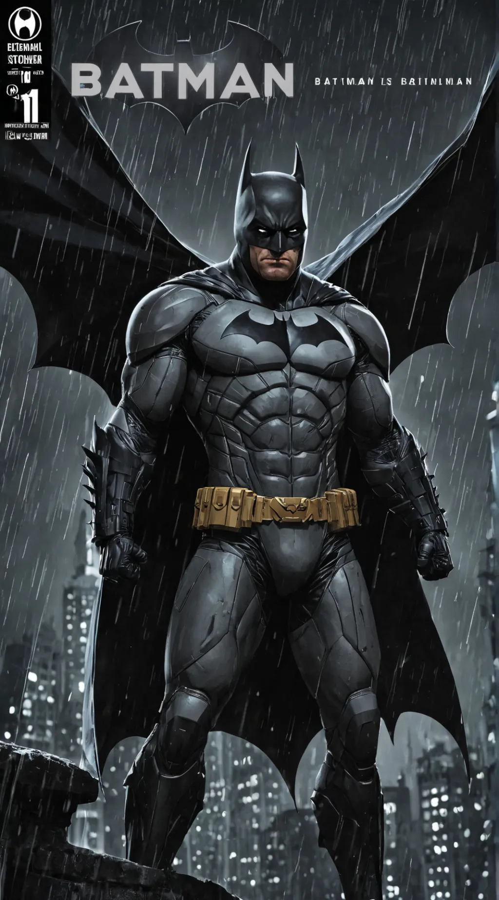 ai character: Batman  background