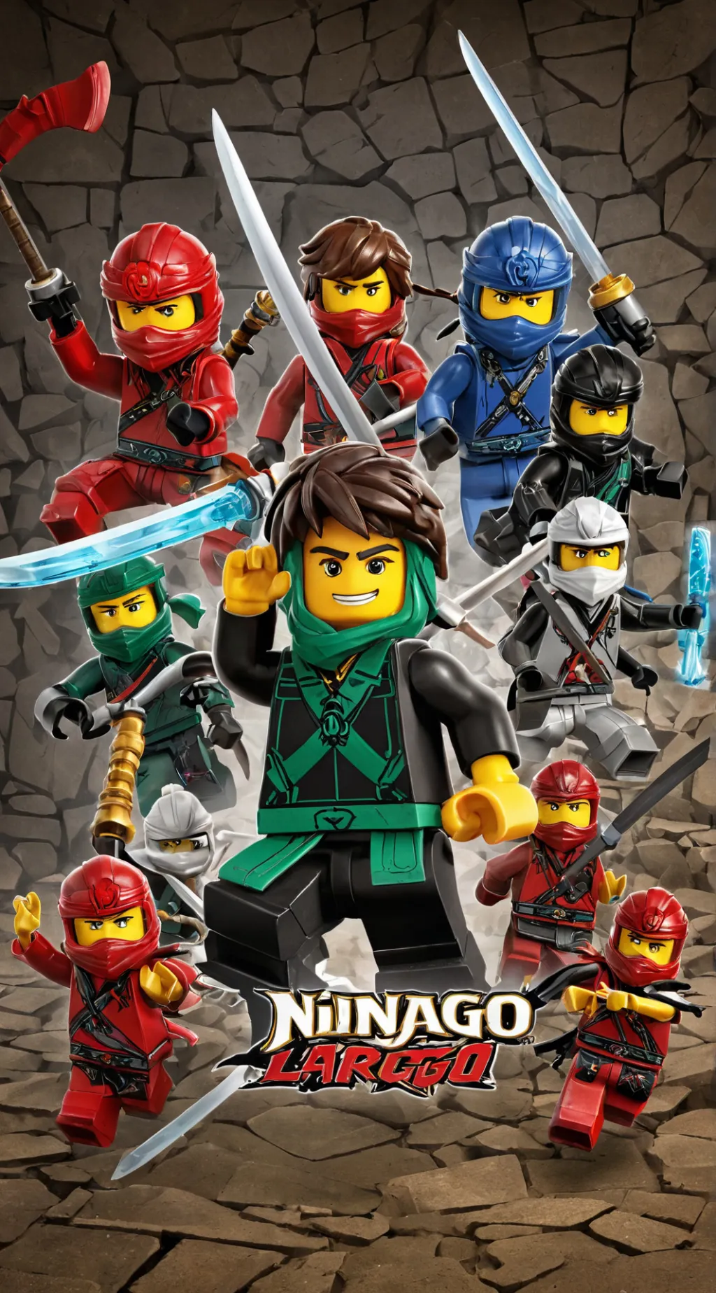 ai character: ninjago background