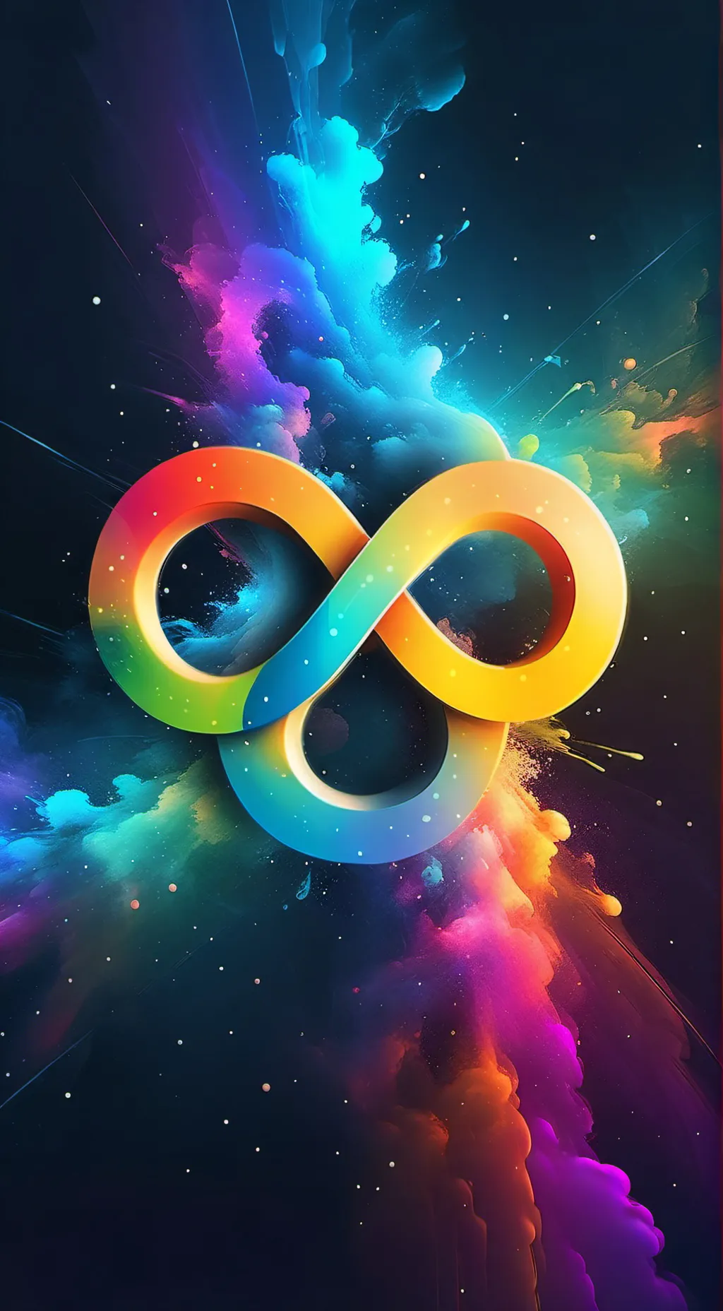 ai character: Infinity background