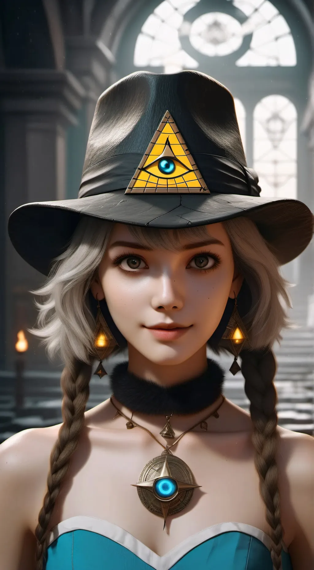 ai character: Bill Cipher + 1 background