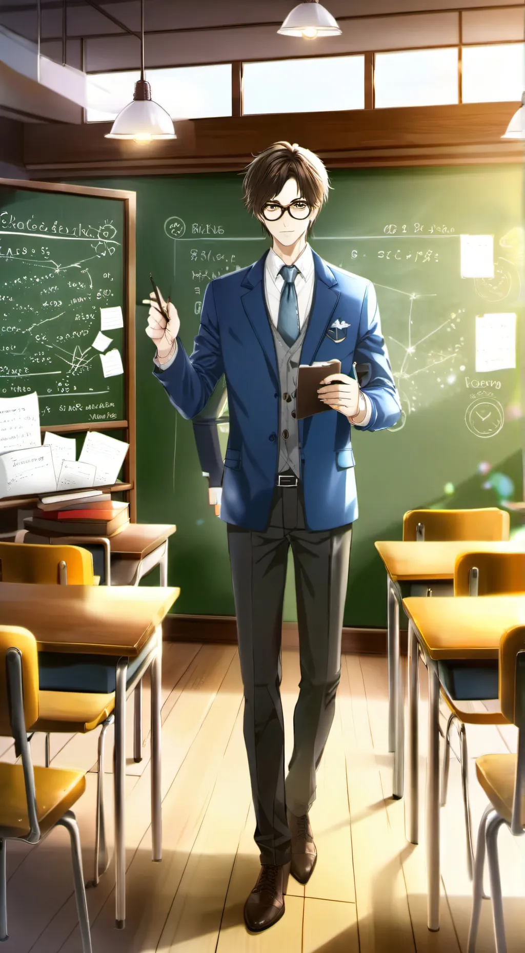 ai character: Principal background