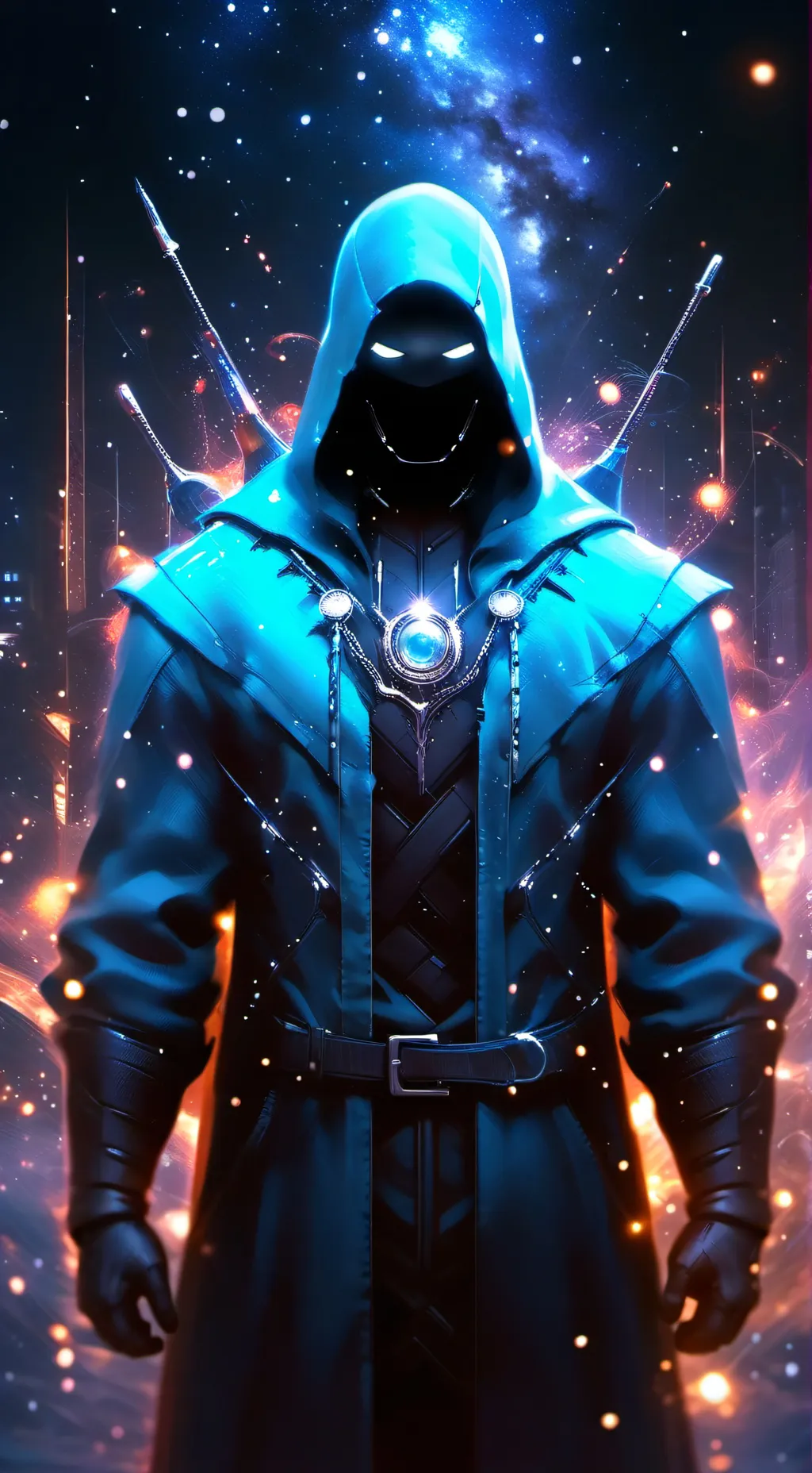 ai character: Фронтмен background