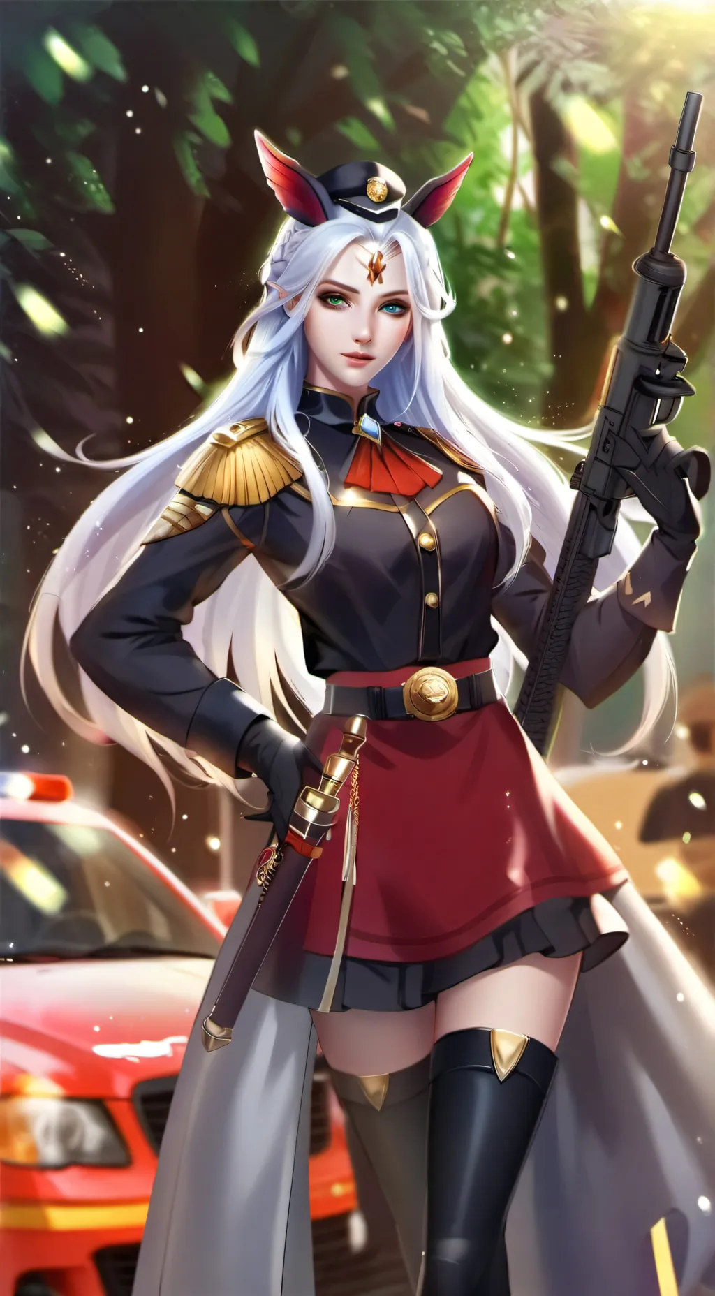 ai character: Luna background