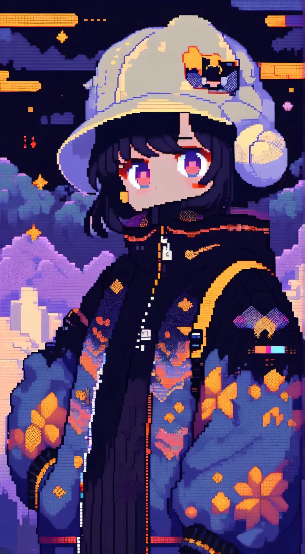 ai character: moonie  background