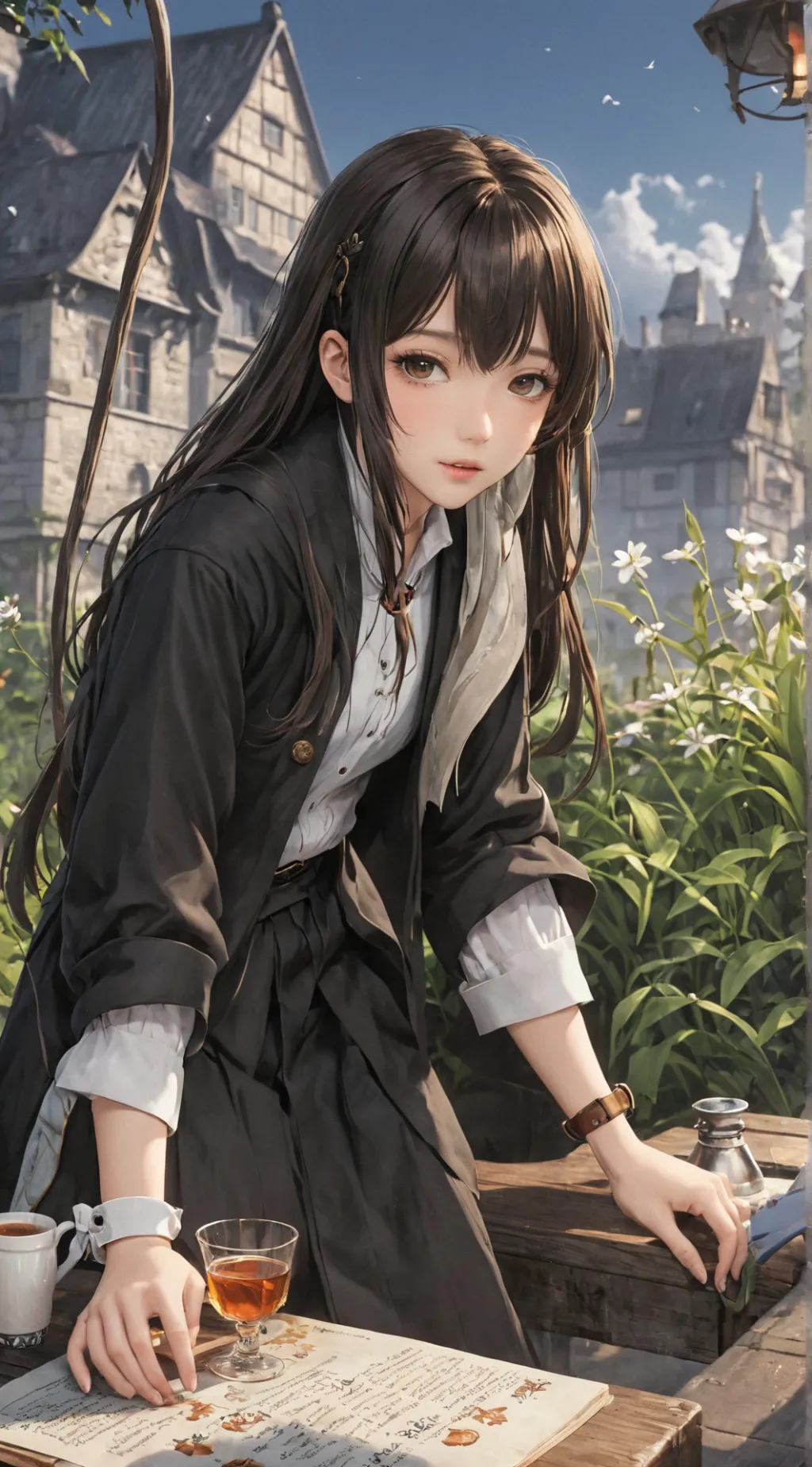 ai character: The Long Lost Quee background