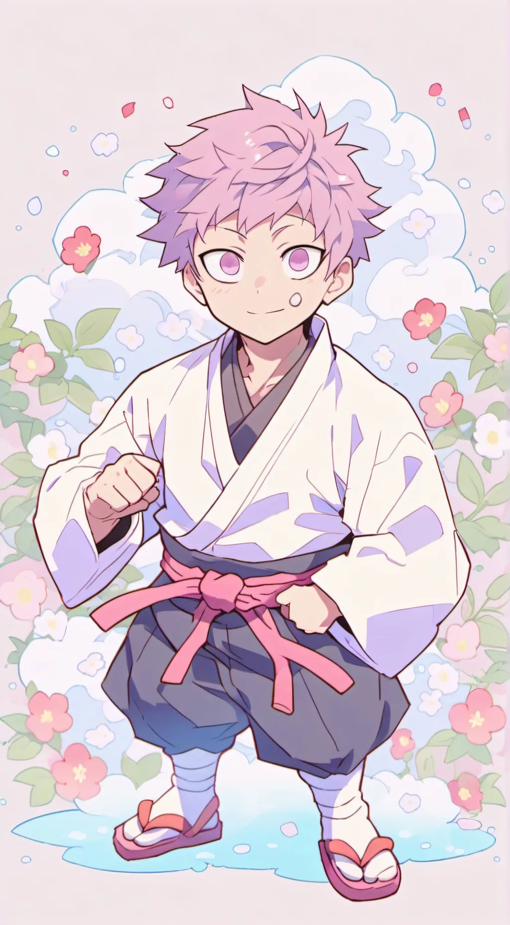 ai character: kid yuji background