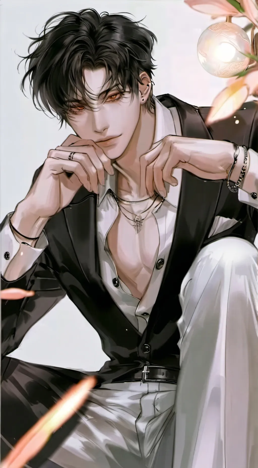 ai character: xavier ✨️✨️ background