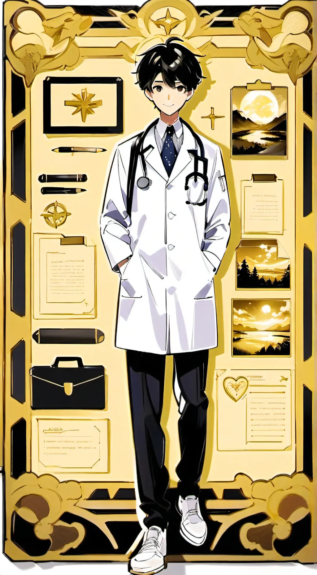 ai character: Doctor  background