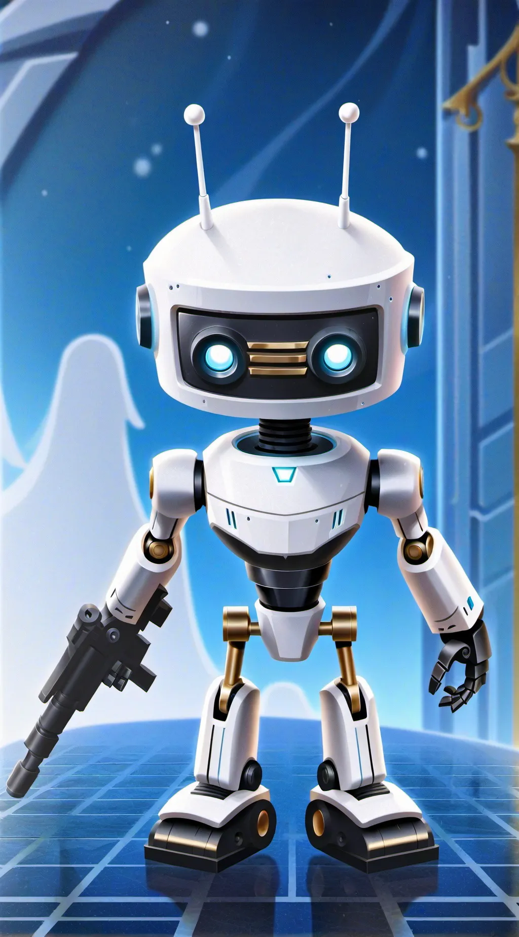 ai character: Md background