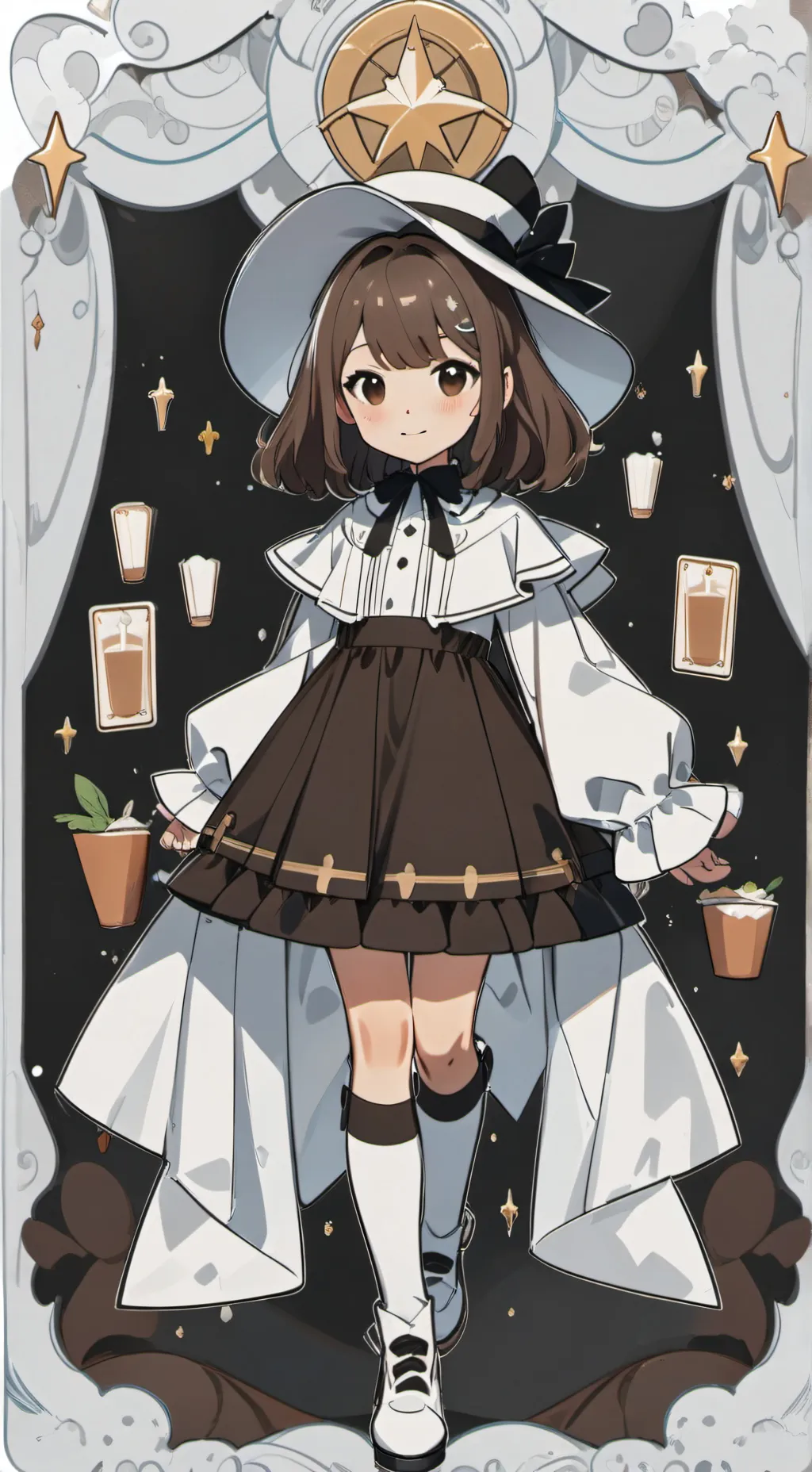 ai character: •CHOCCO CHAN• background