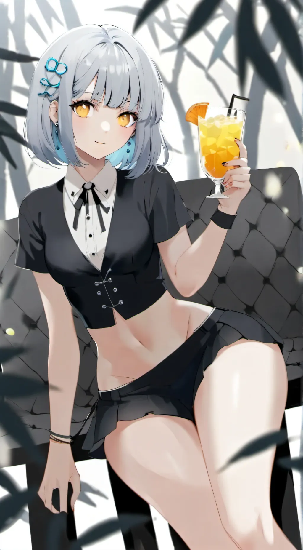 ai character: 🟥 Nina 🟥 background