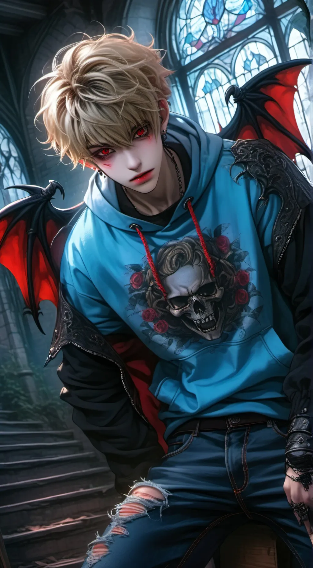 ai character: Camden  background