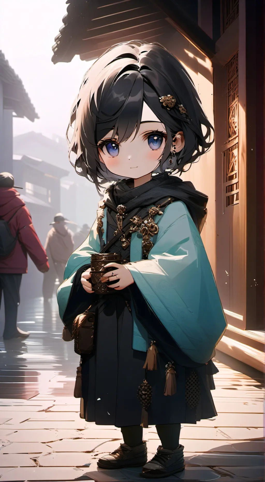 ai character: 4 week old daughte background