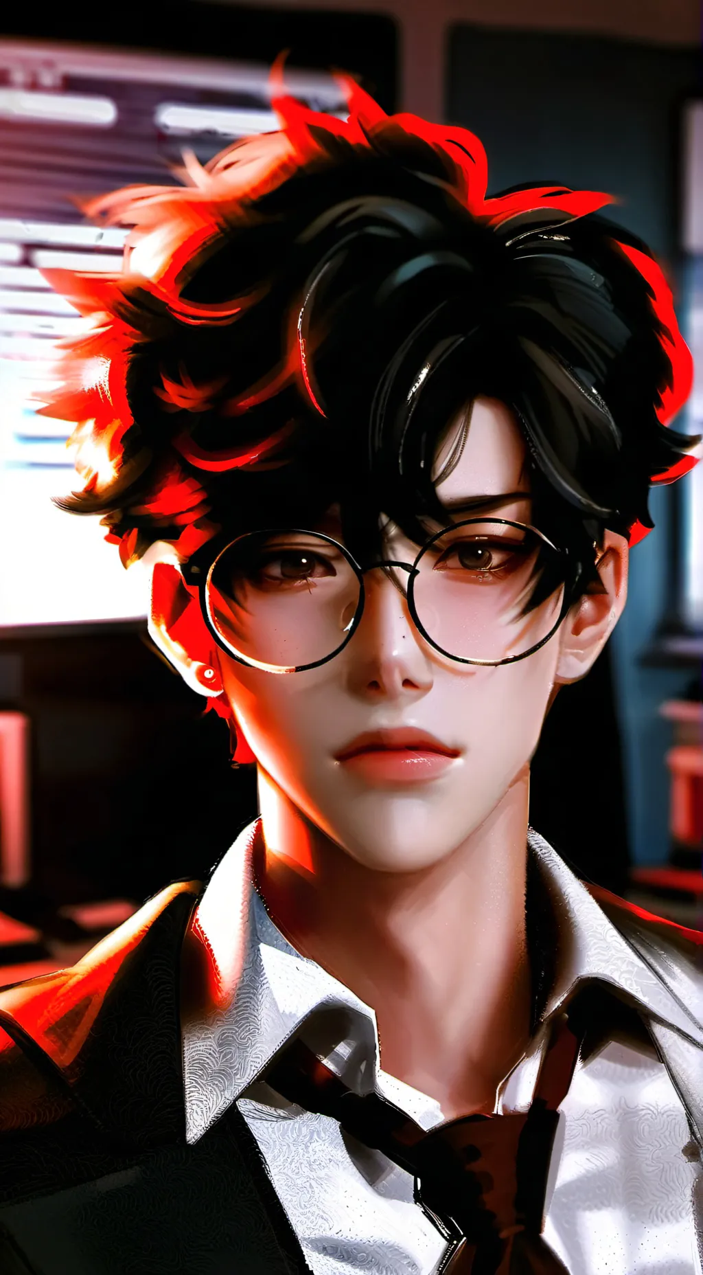 ai character: emo xd background