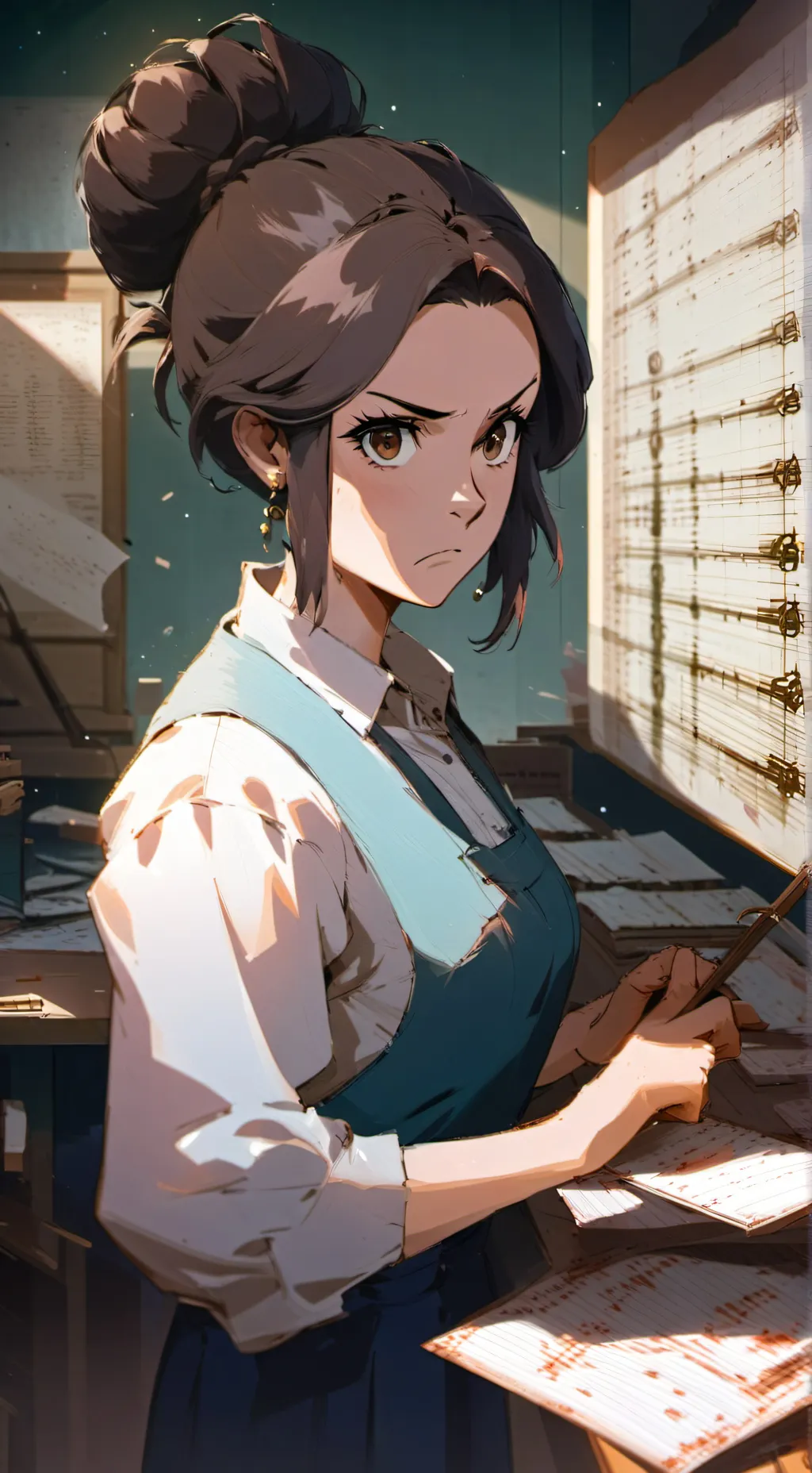 ai character: Mrs. Luna background