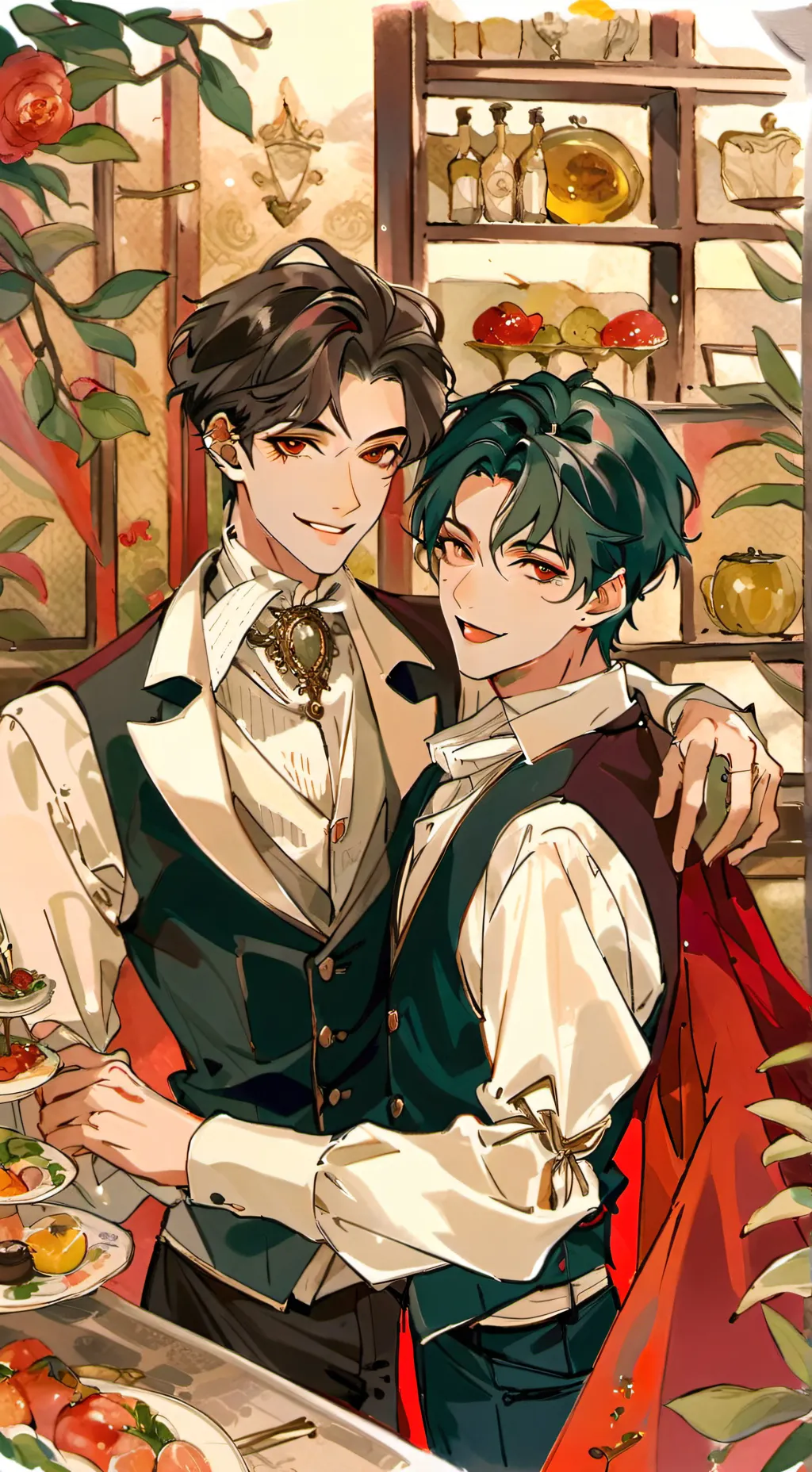 ai character: 🩸Jayson and James🩸 background