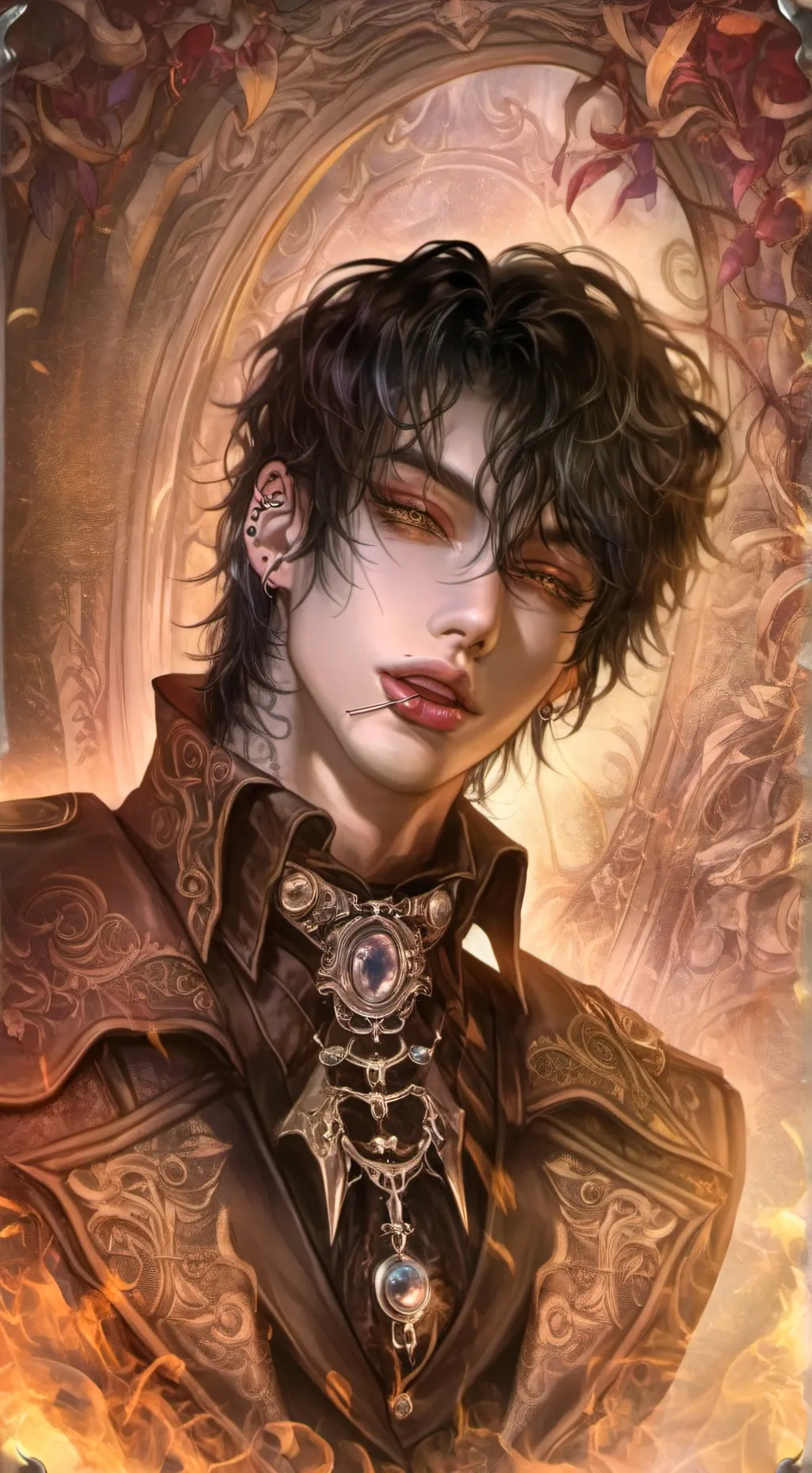 ai character: Aiden  background