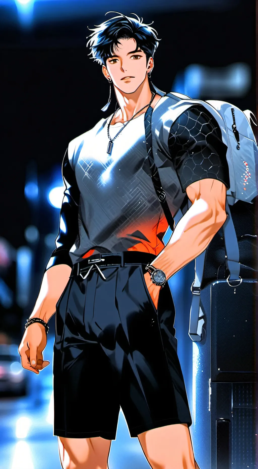 ai character: Asher ~ background