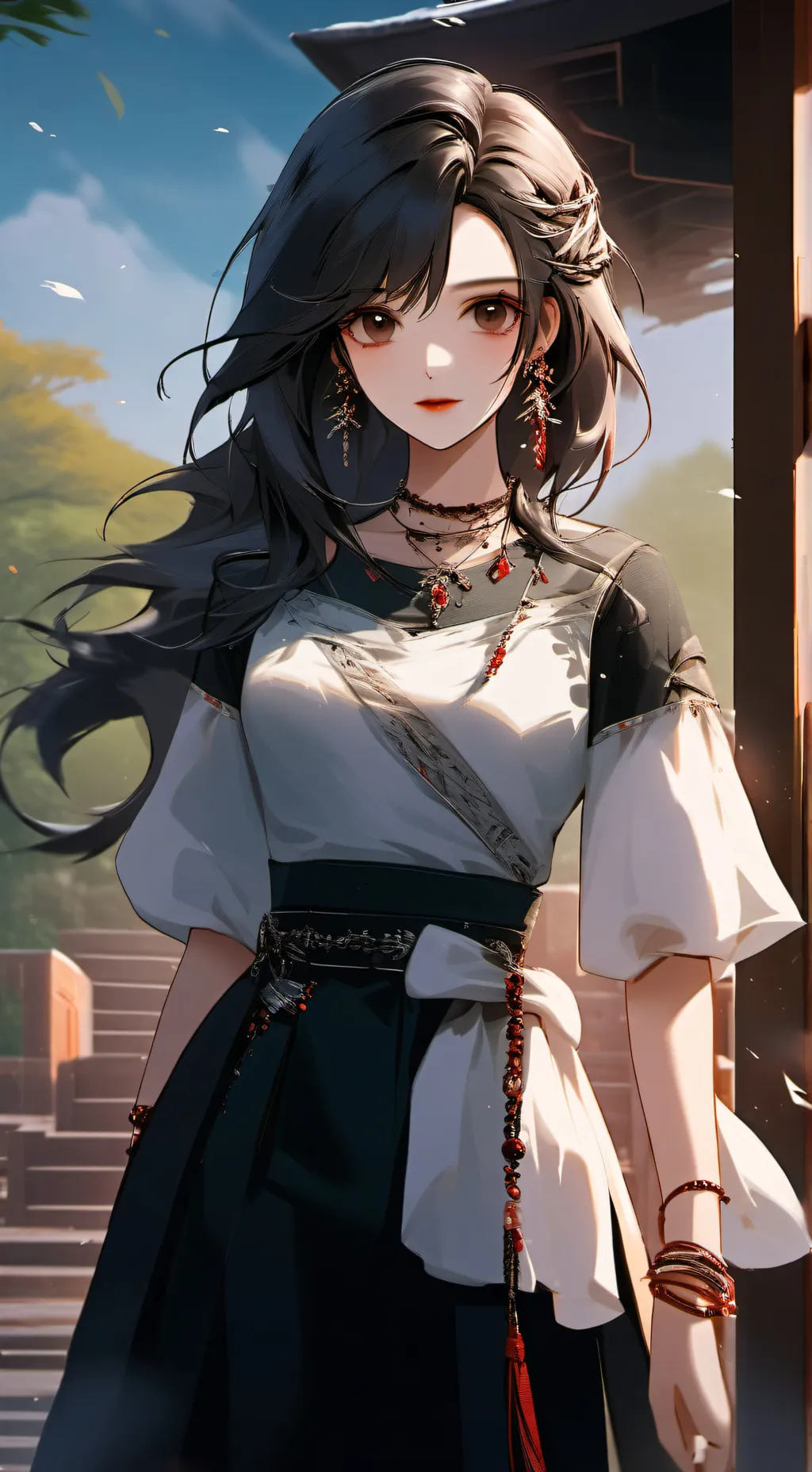 ai character: amethyst background