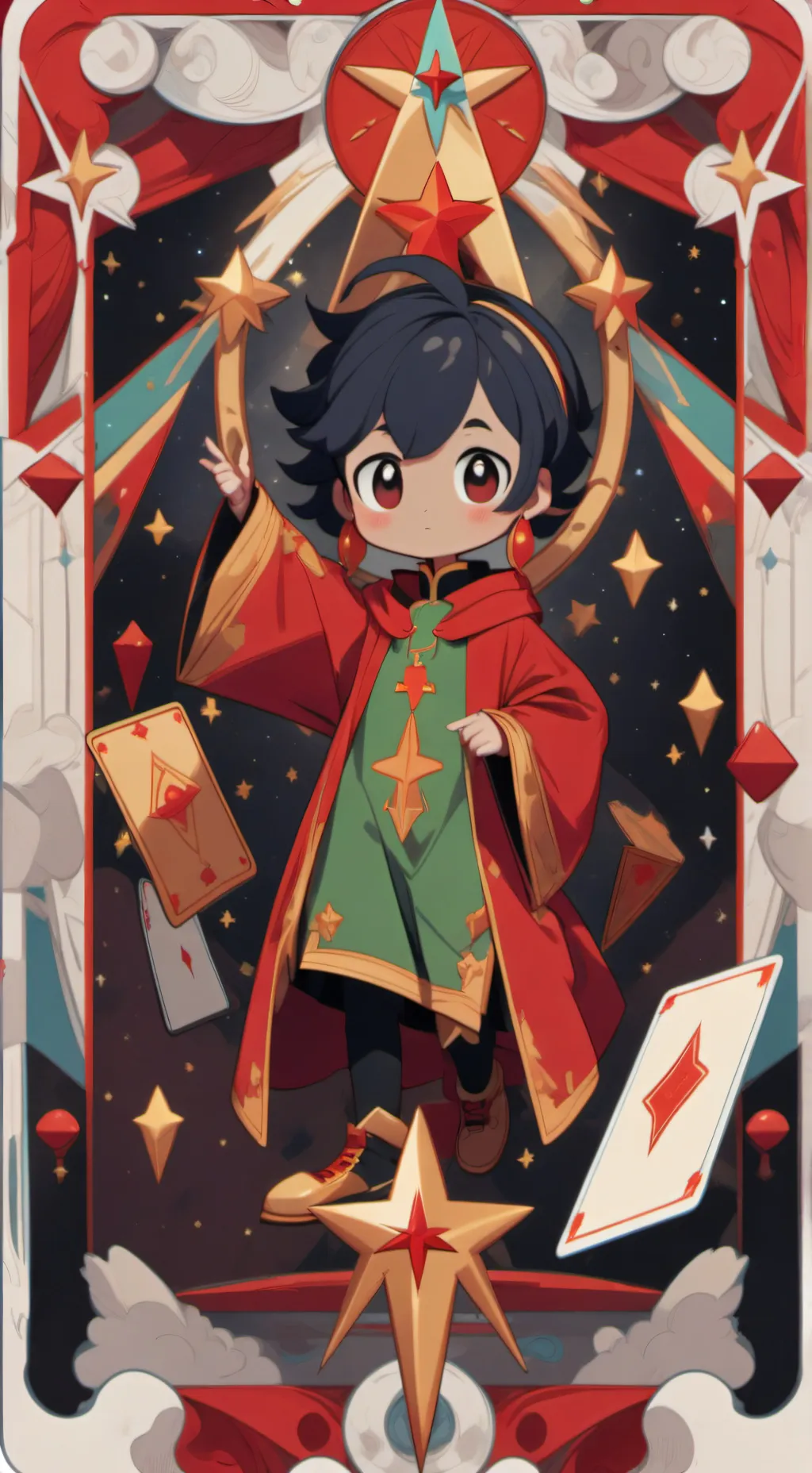 ai character: pero sprout....  background