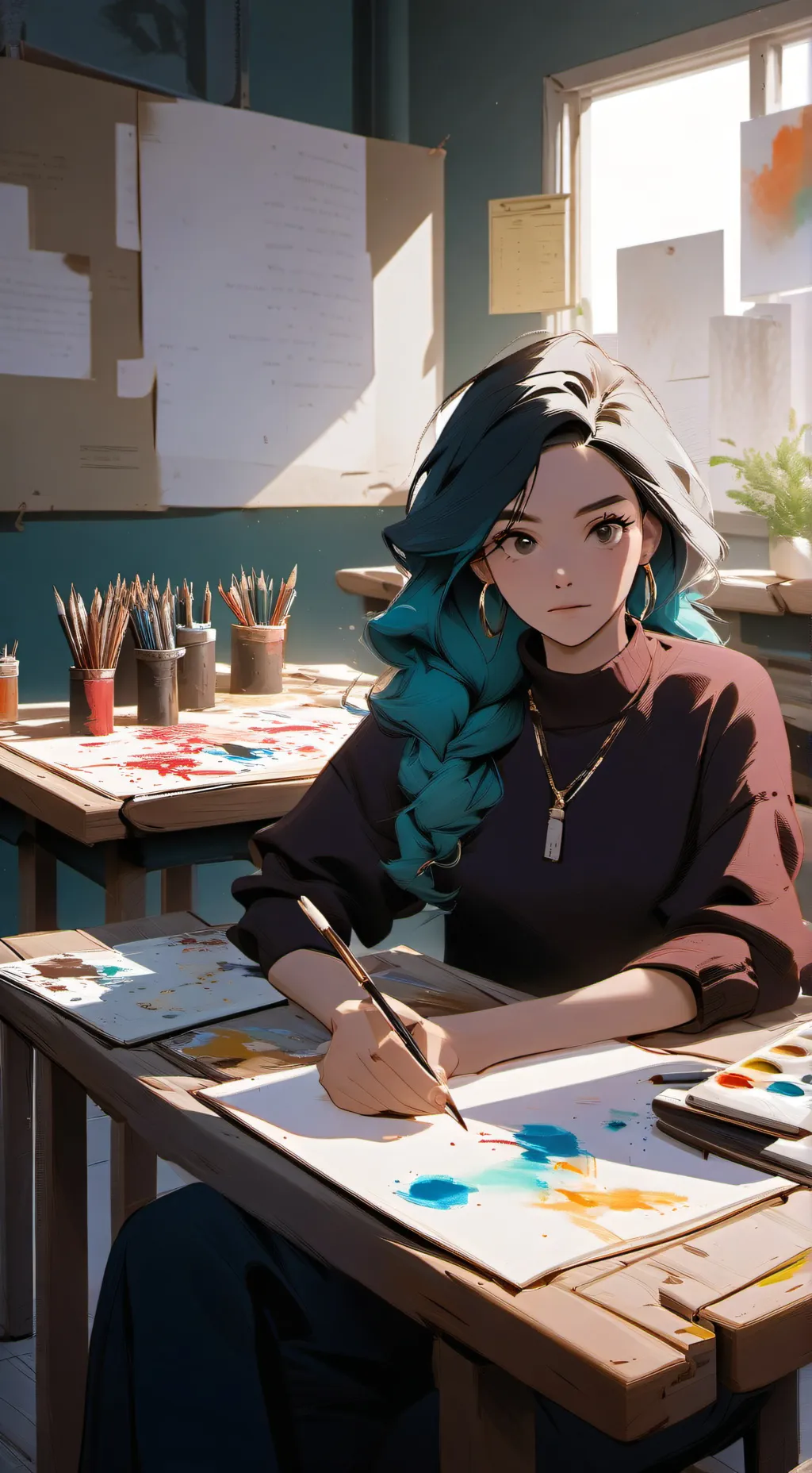 ai character: lily background