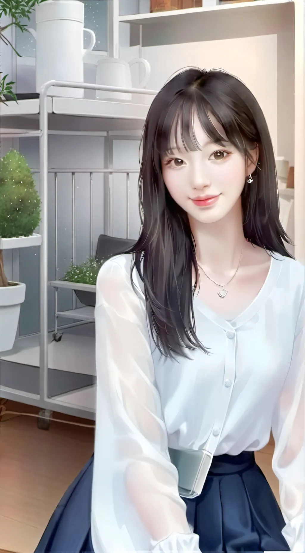 ai character: YANG WONYOUNG  background