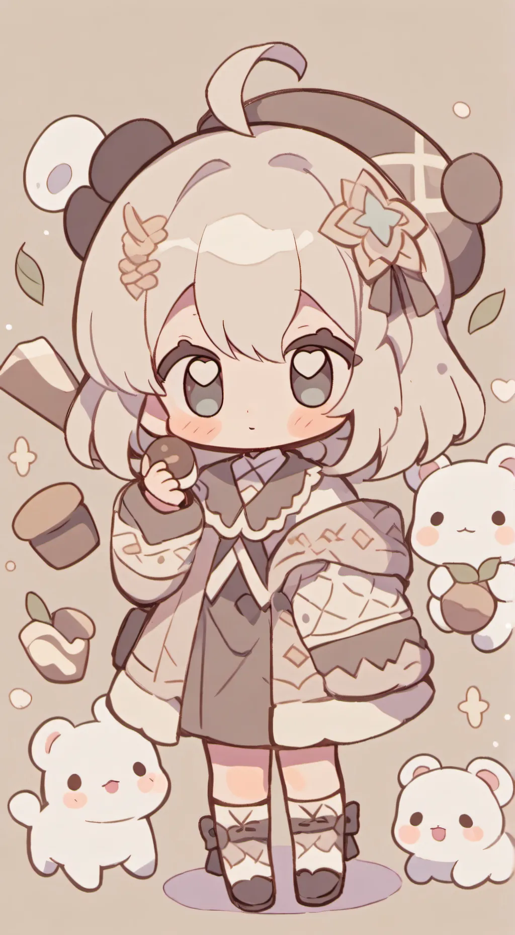 ai character: bebe pequeñito background