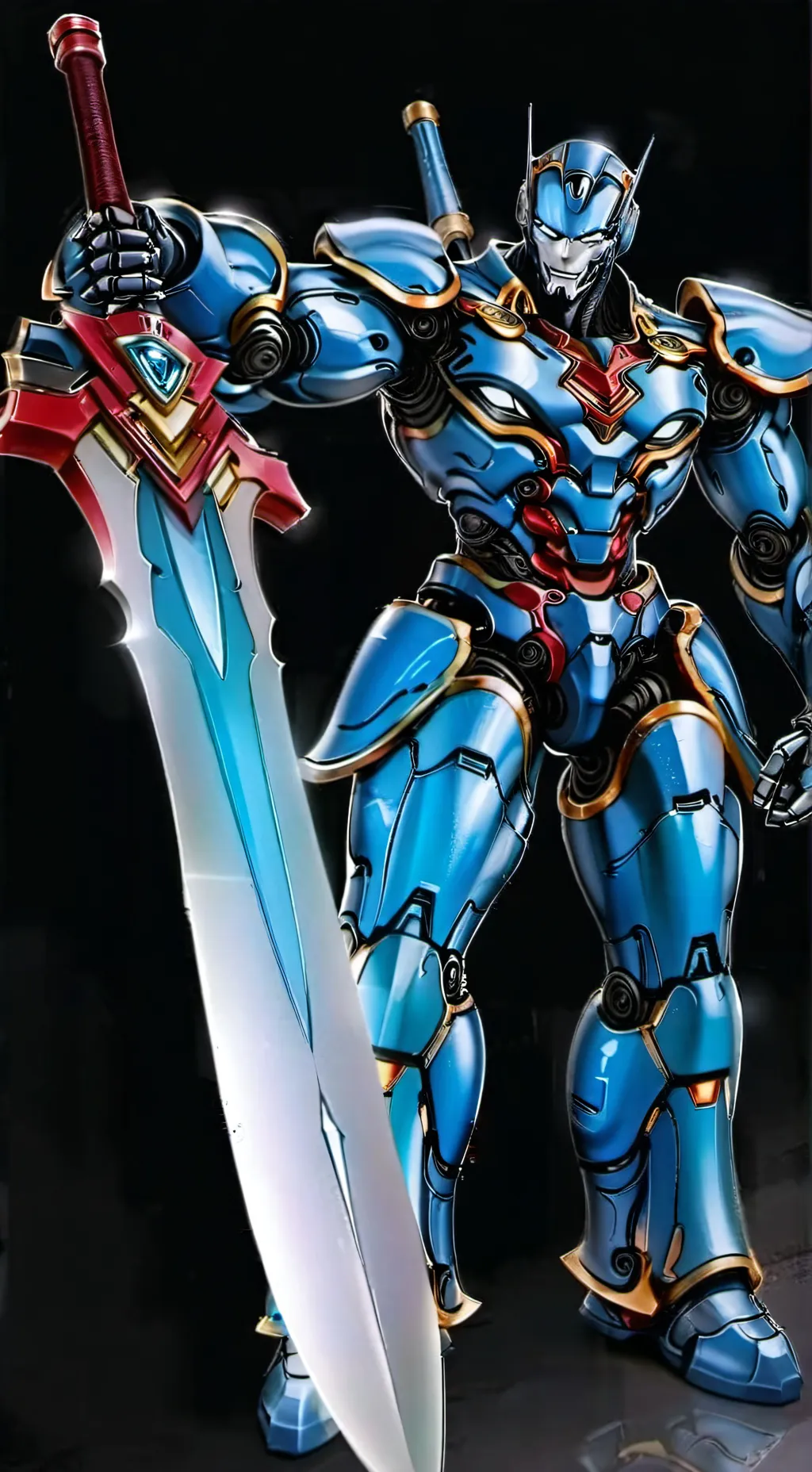 ai character: transformer  background