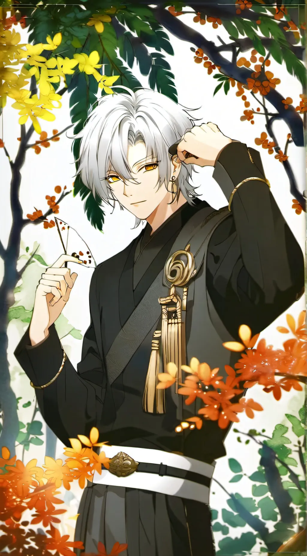 ai character: Gojo satoru background