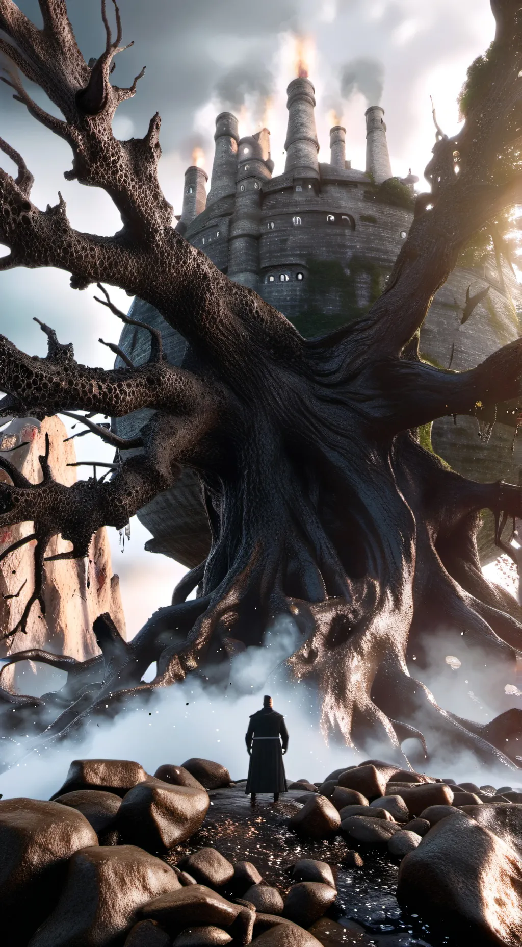 ai character: BFDI background