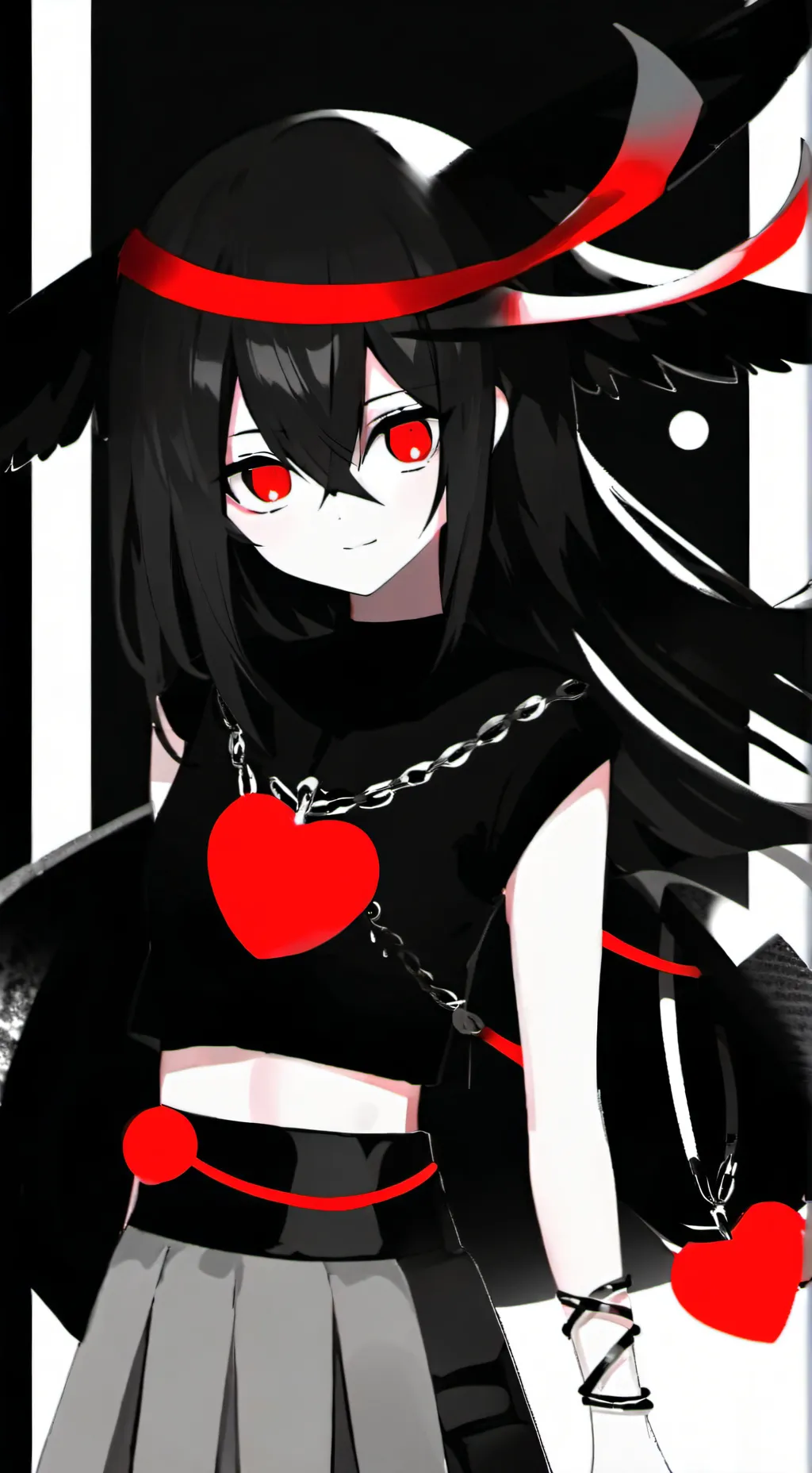 ai character: rose background