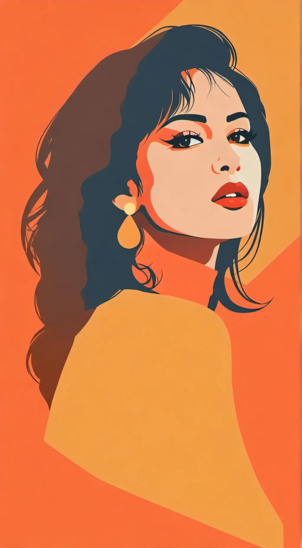 ai character: mhe Selena  background