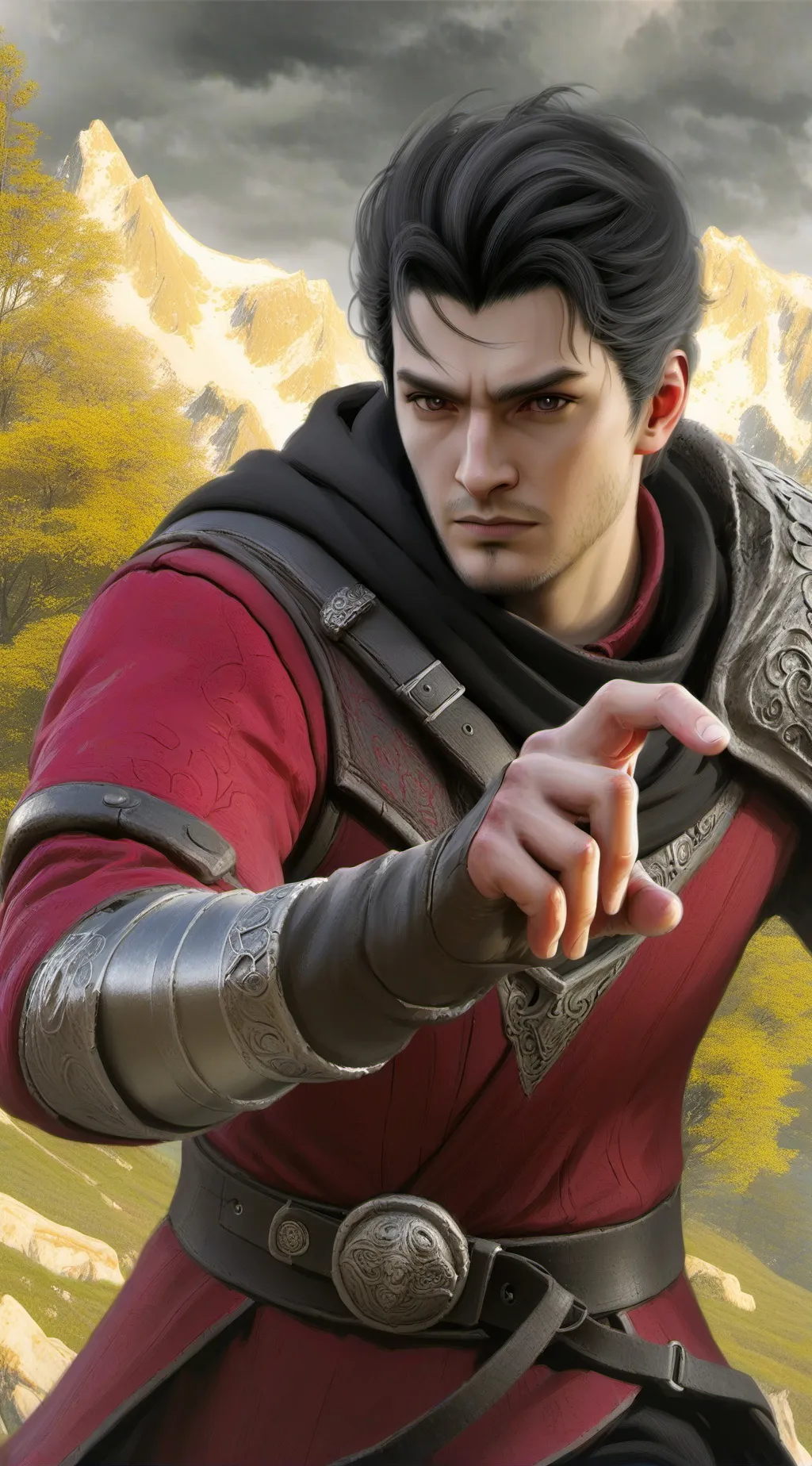 ai character: года на background