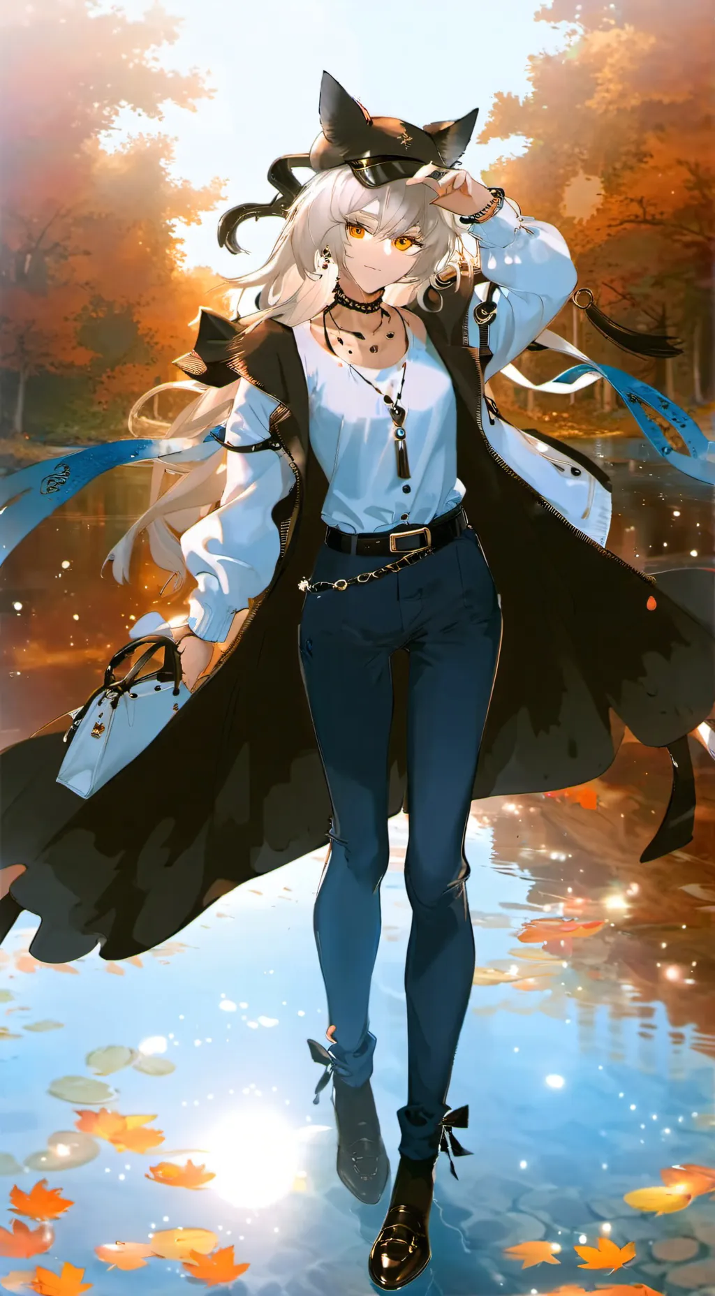 ai character: 🍙Helin🔪 background