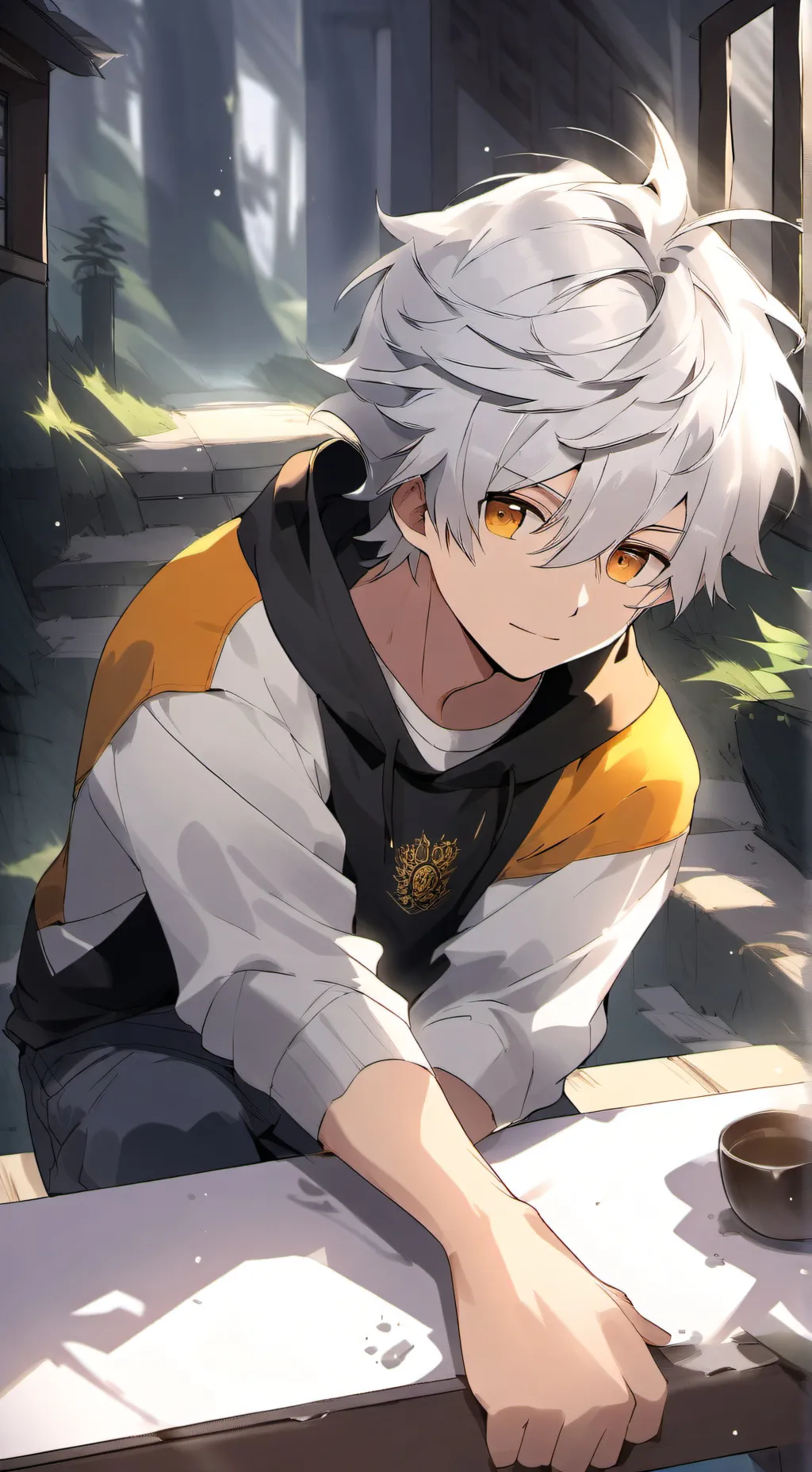 ai character: Leo(◍•ᴗ•◍) background