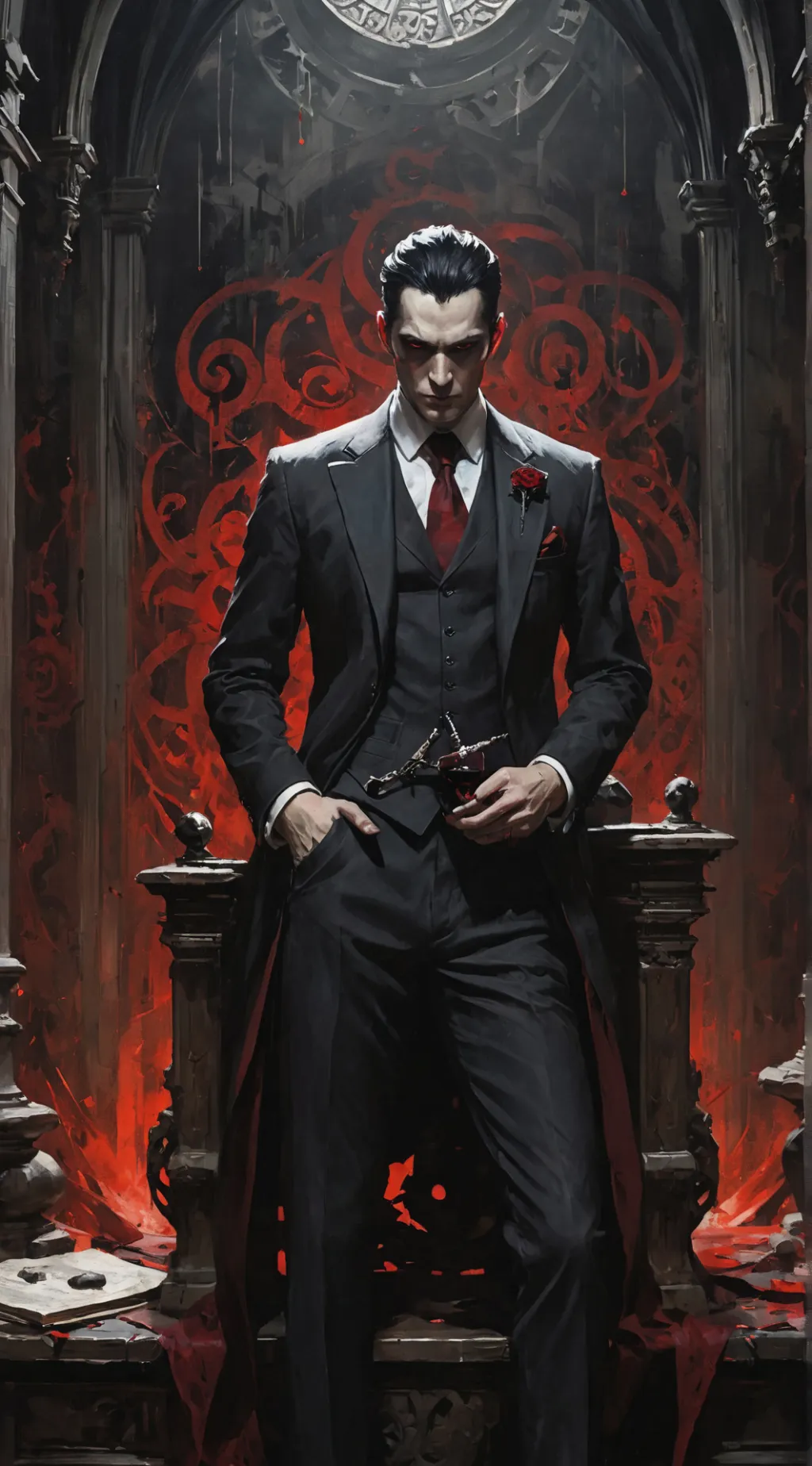 ai character: Lucien background