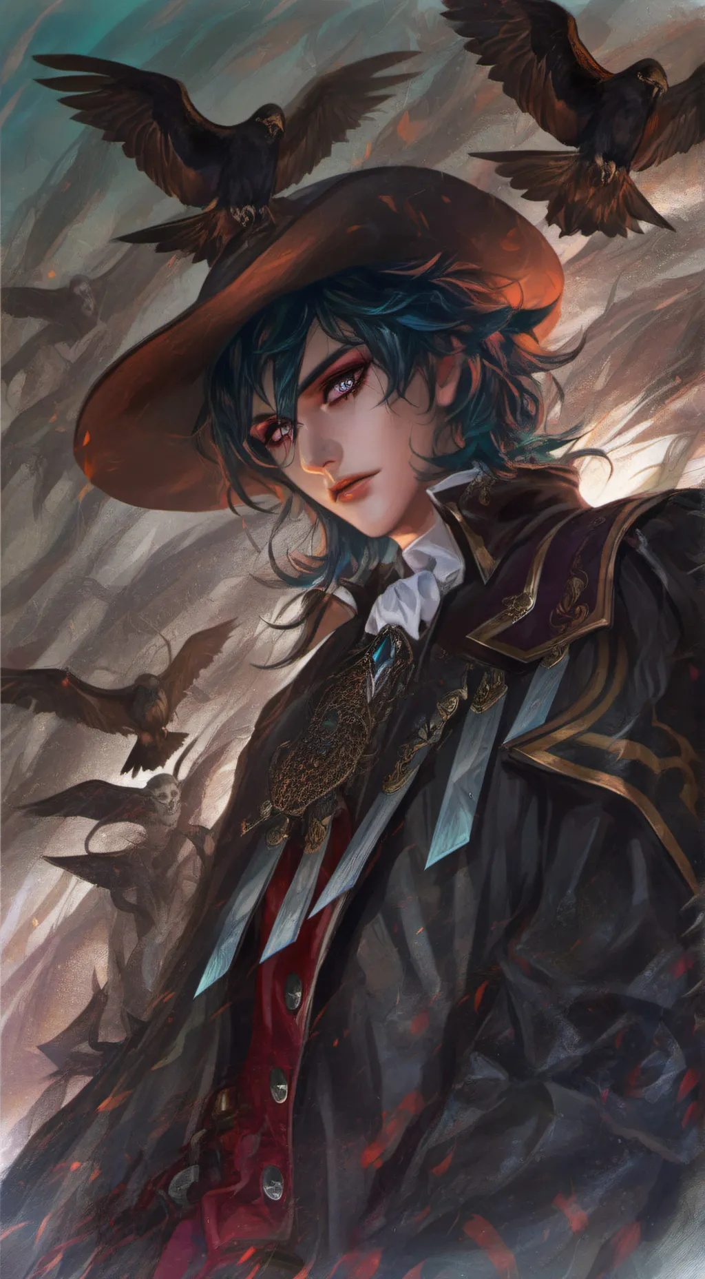 ai character: 💀Witch Hunter💀 background