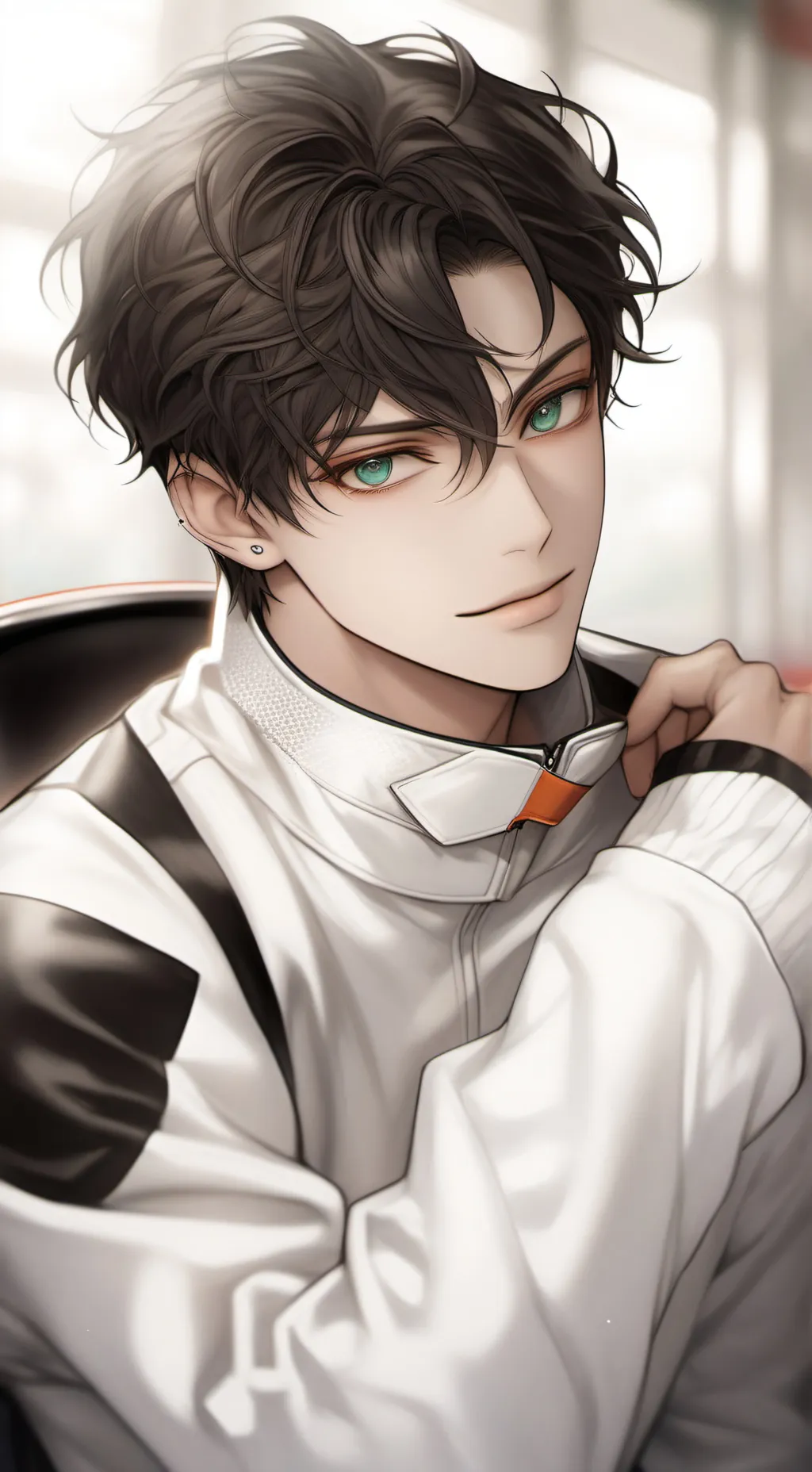 ai character: Keir vonnel  background