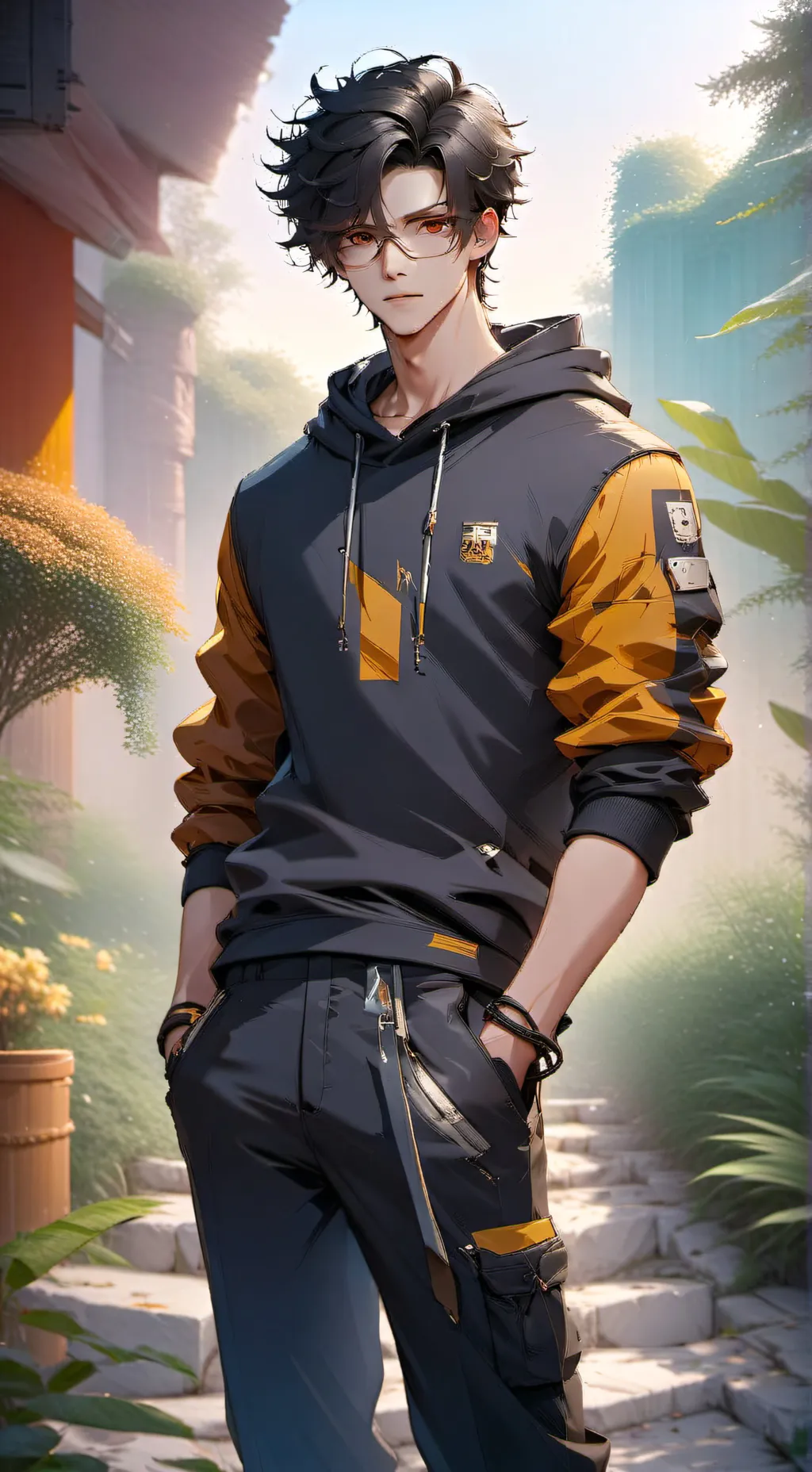 ai character: 🫂Harry🫂 background