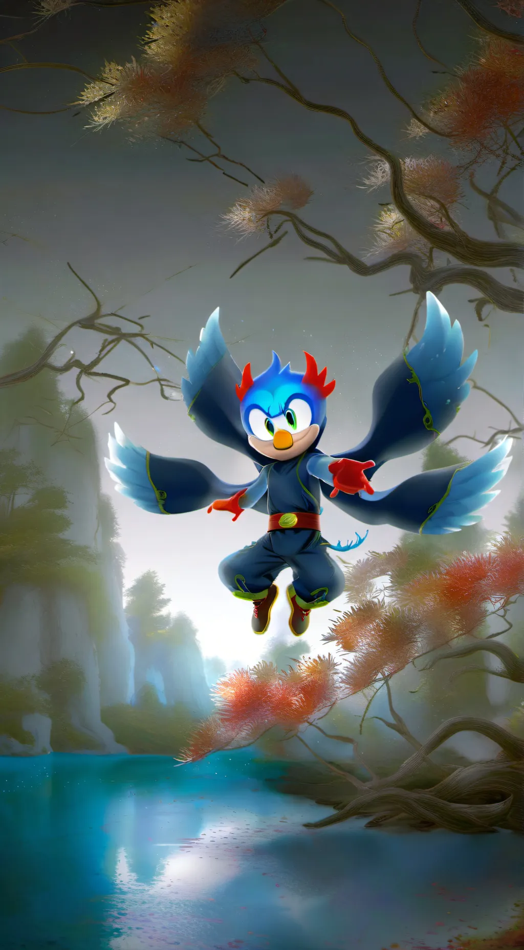 ai character: td  background